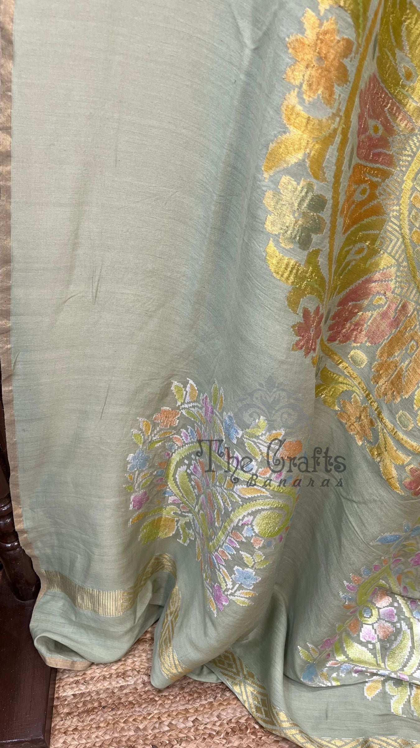 Pure Munga Silk Handloom Banarasi Saree