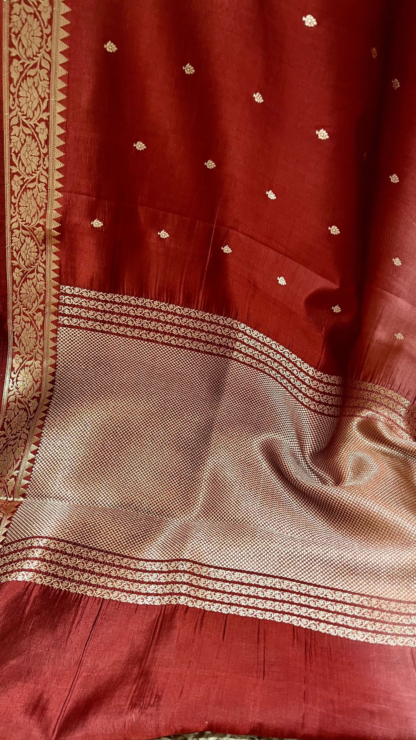Pure Mango Silk Handloom Banarasi Saree