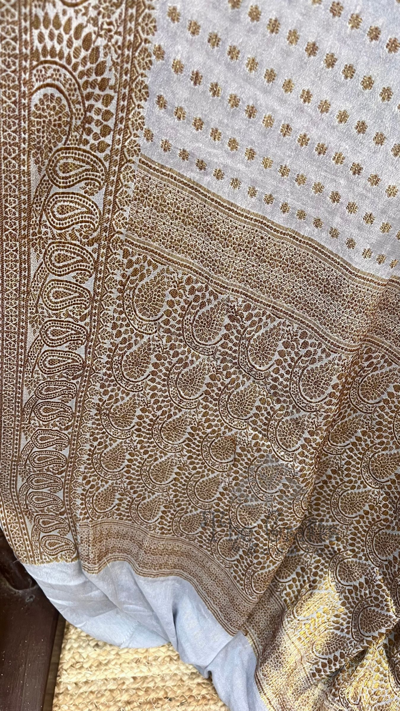 Pure Khaddi Chiffon Banarasi Saree