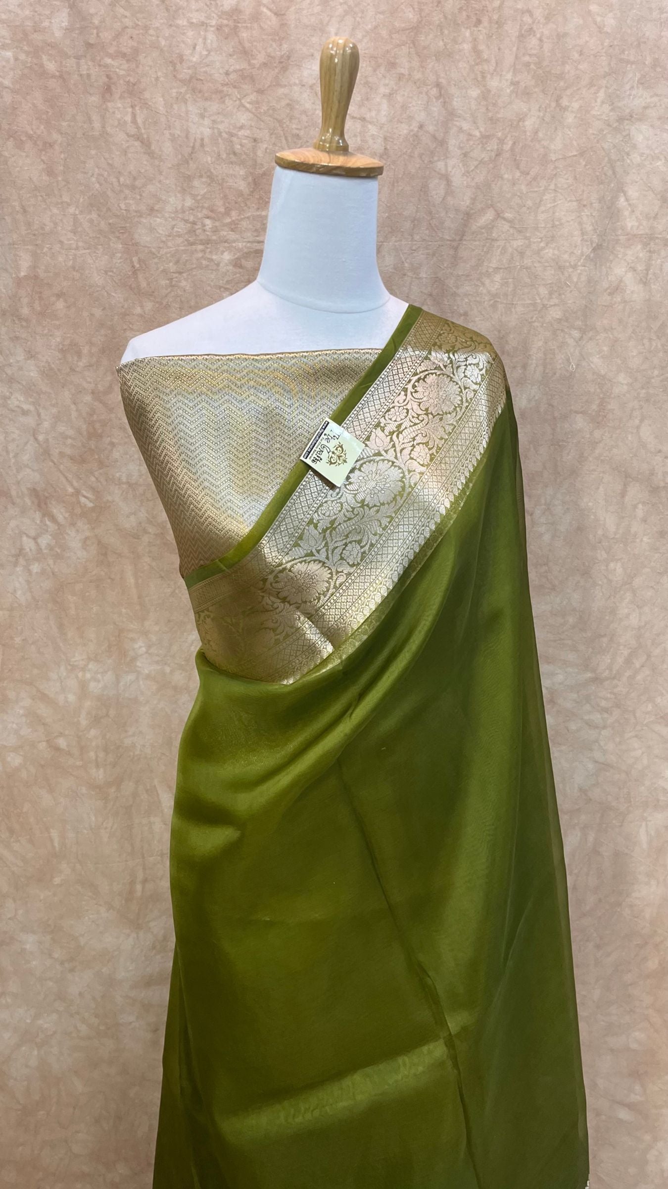 Pure Kora Silk Banarasi Saree