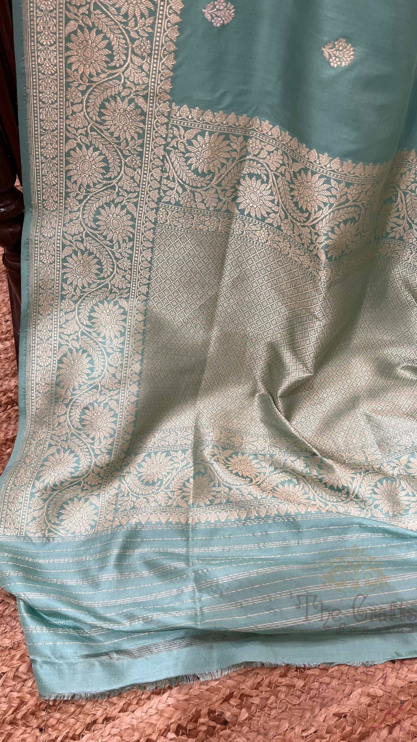 Pure Katan Silk Handloom Banarasi Saree - with Sona Rupa kadhua motifs