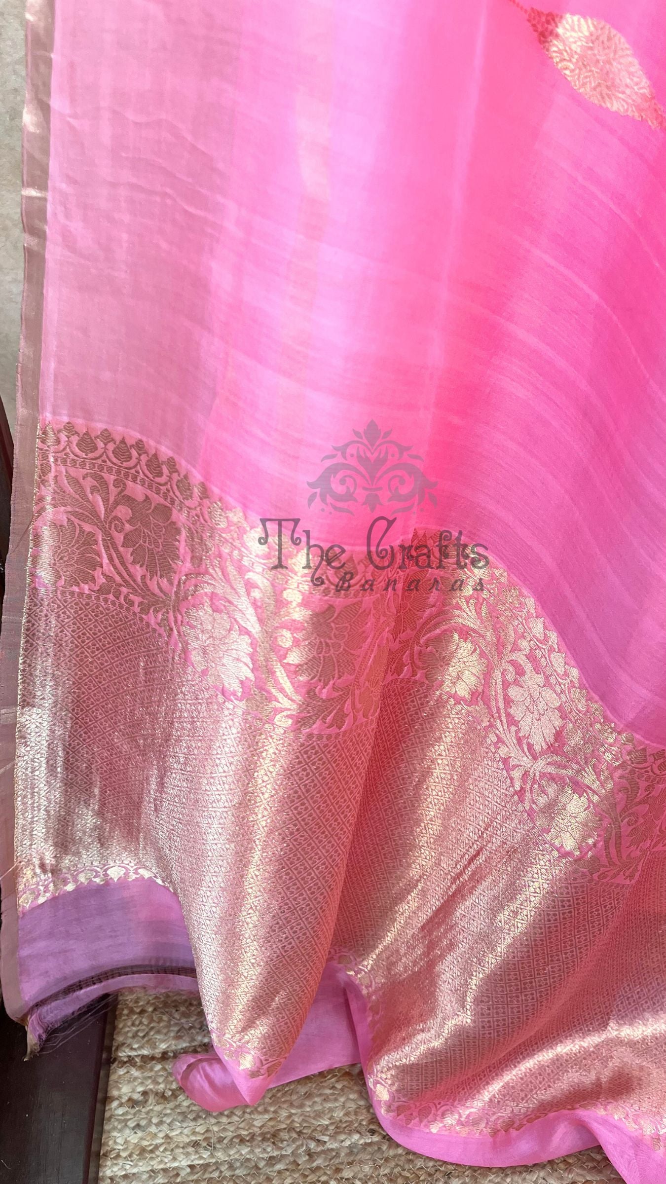 Pure Kora Silk Handloom Banarasi Saree