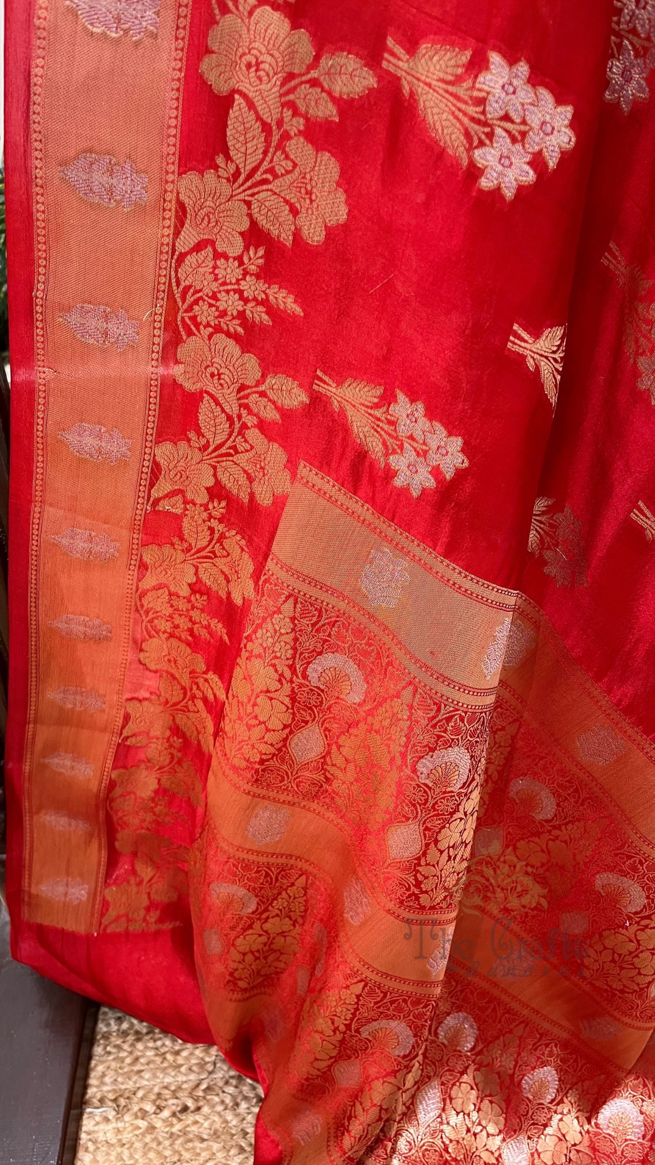 Pure Mango Silk Banarasi Saree