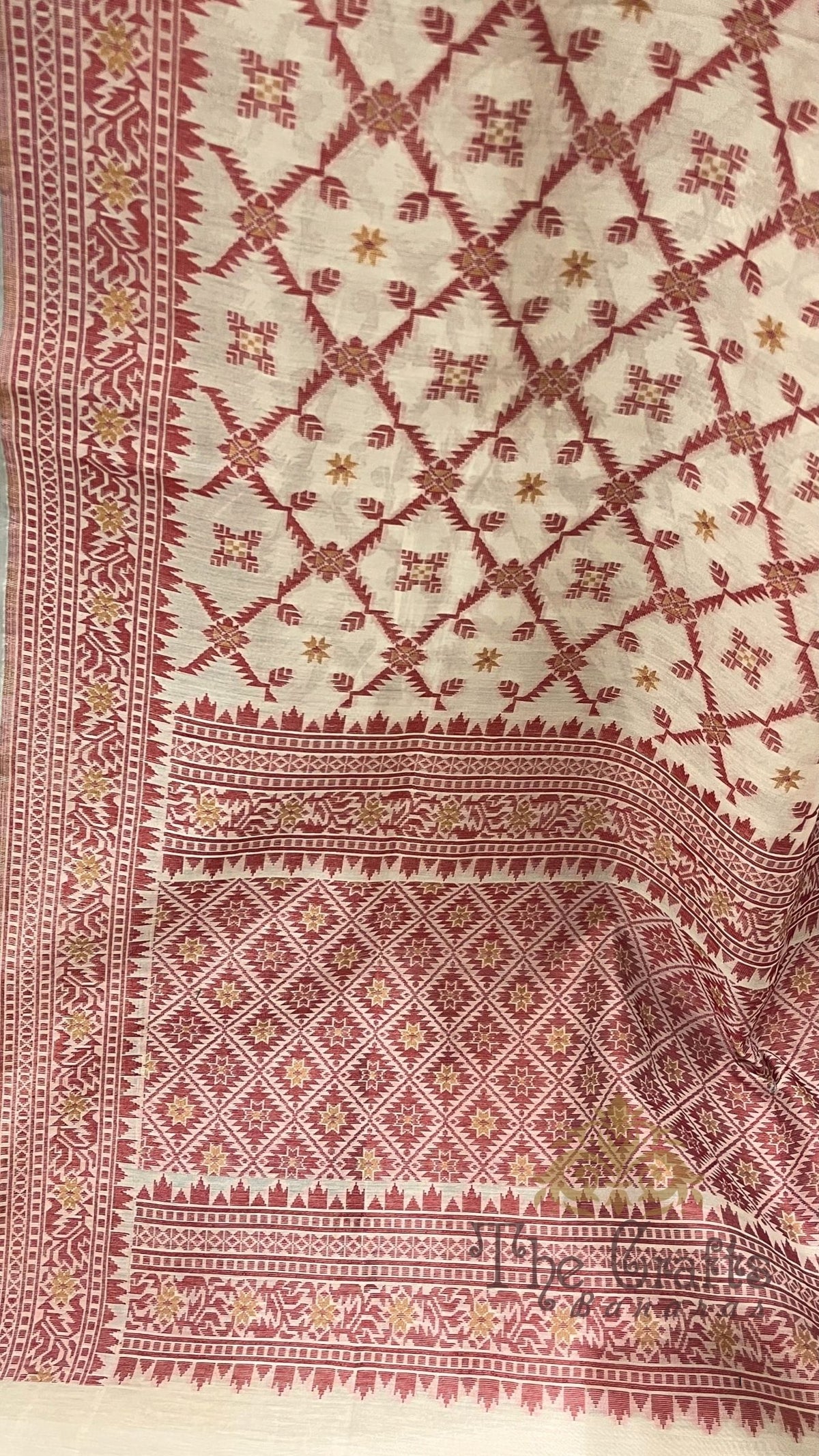 Pure Cotton Patola Reshmi Zari Banarasi Saree