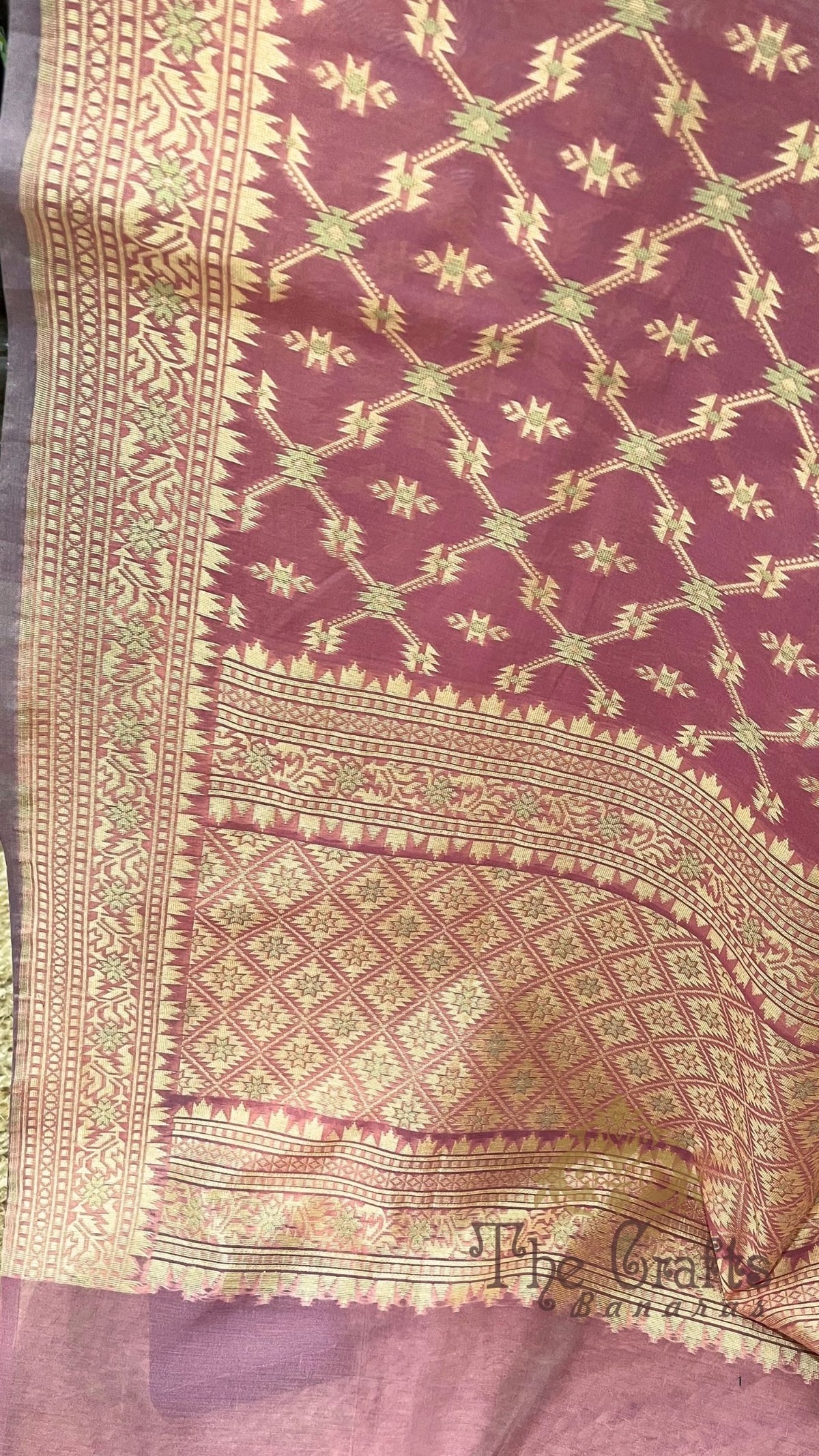 Pure Cotton Patola Reshmi Zari Banarasi Saree