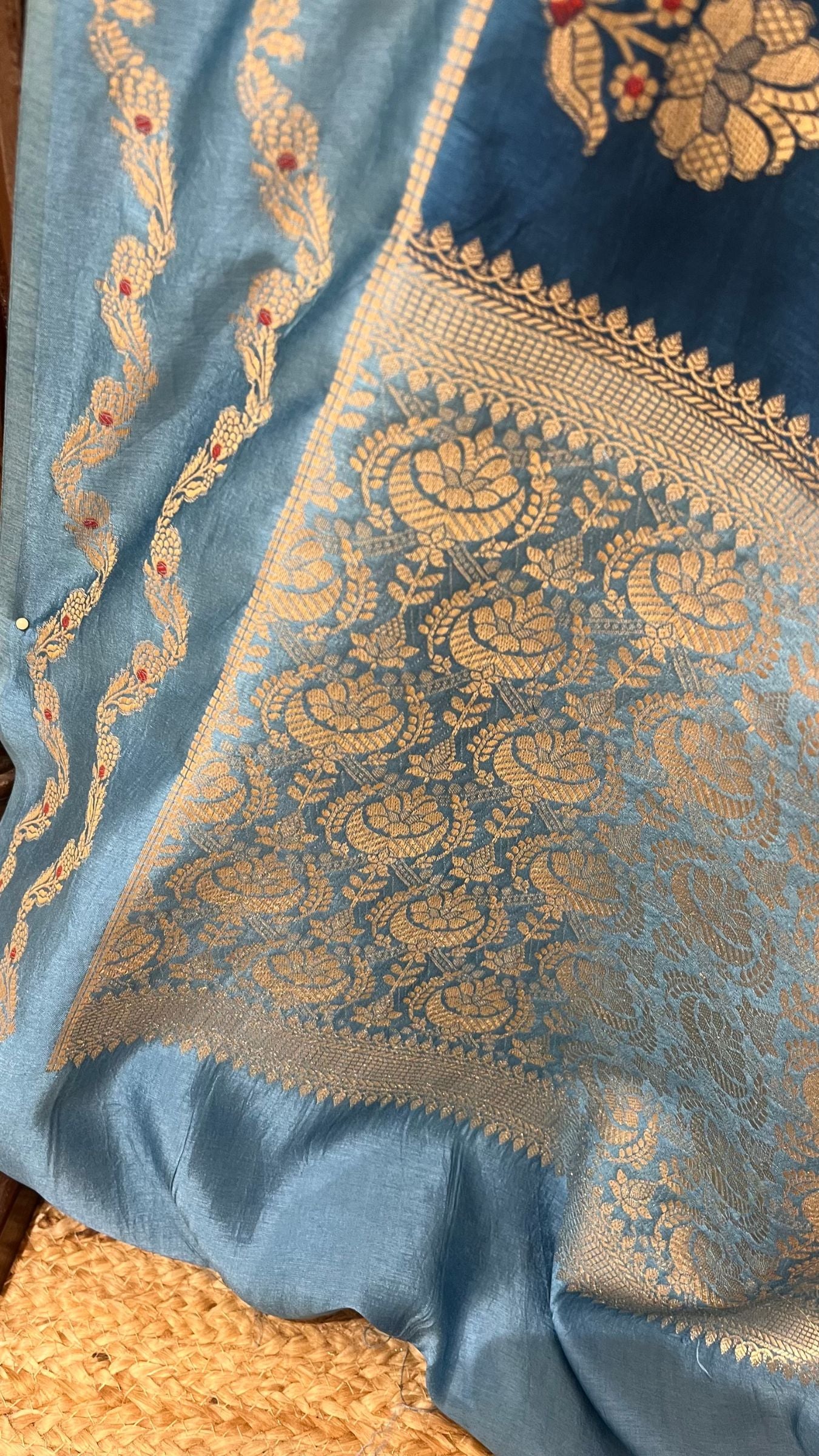 Pure Mango Silk Banarasi Saree