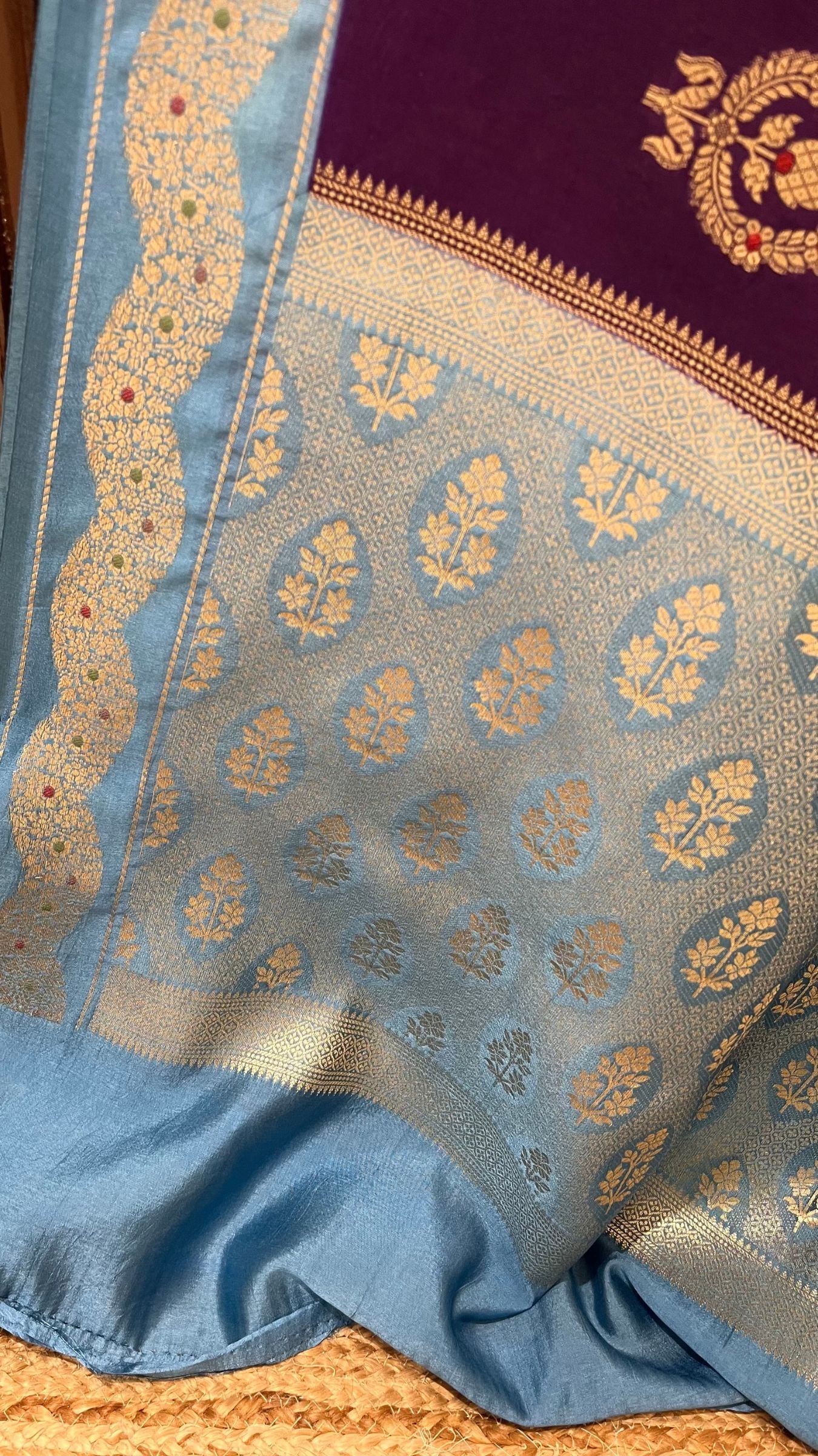 Pure Mango Silk Banarasi Saree