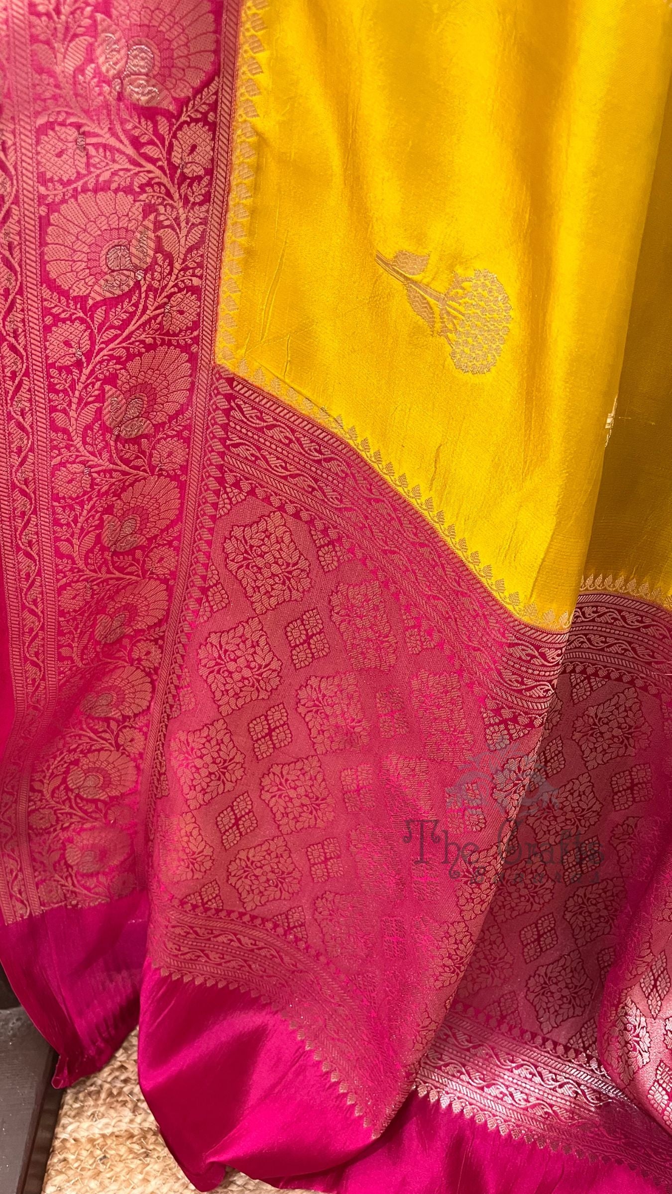 Pure Mango Silk Banarasi Saree