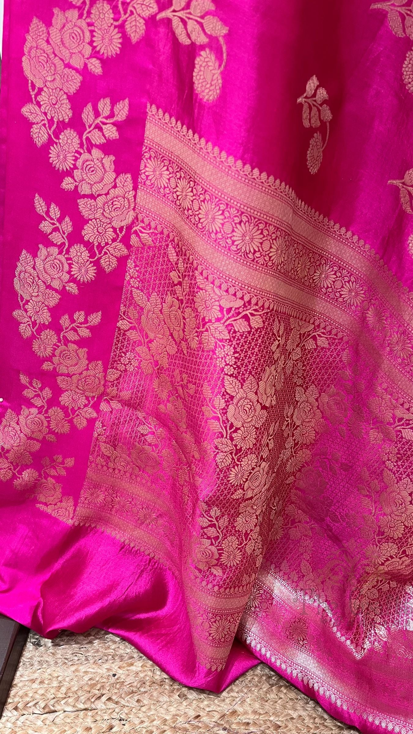 Pure Mango Silk Handloom Banarasi Saree