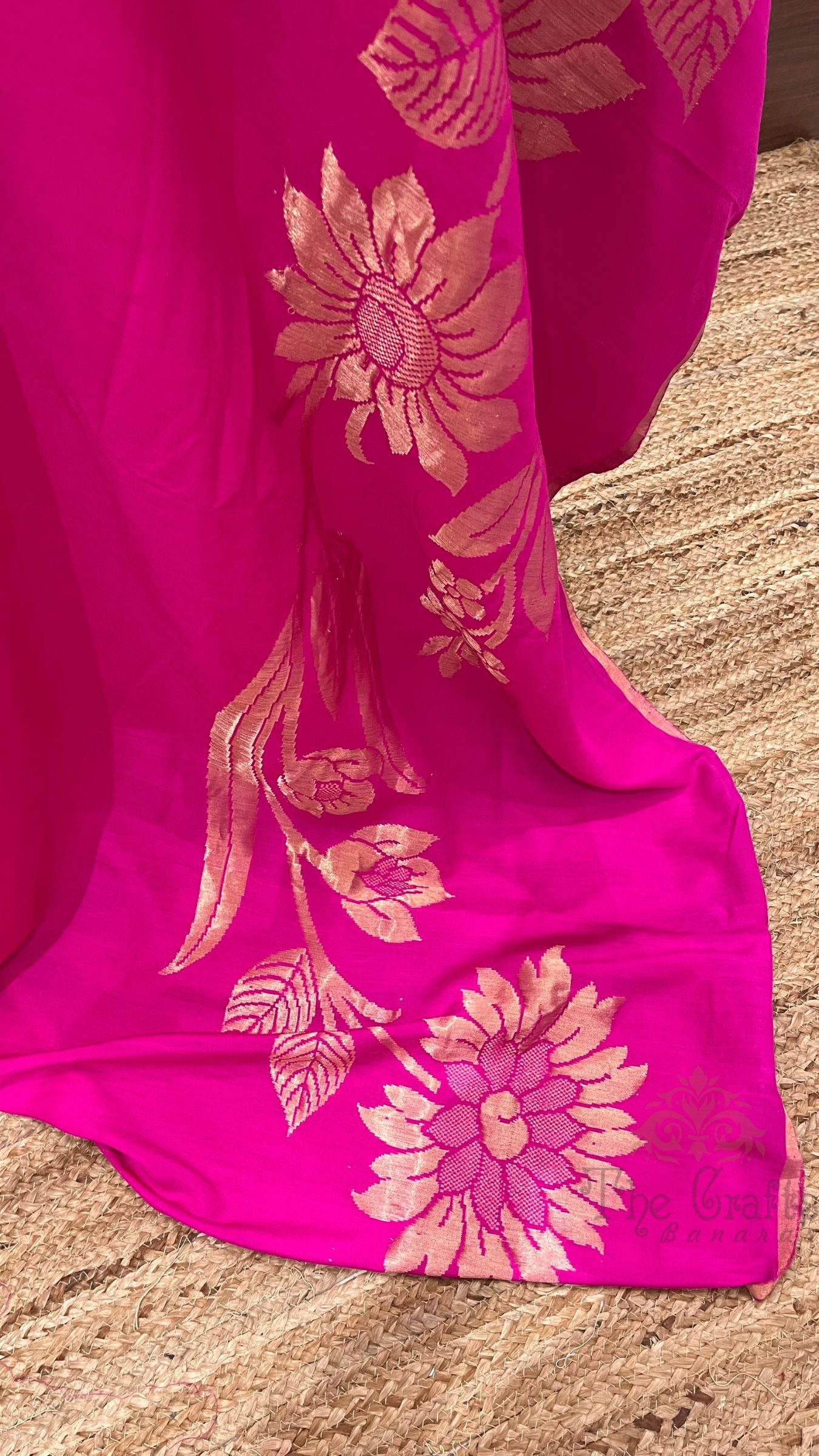 Pure Munga Silk Handloom Banarasi Saree