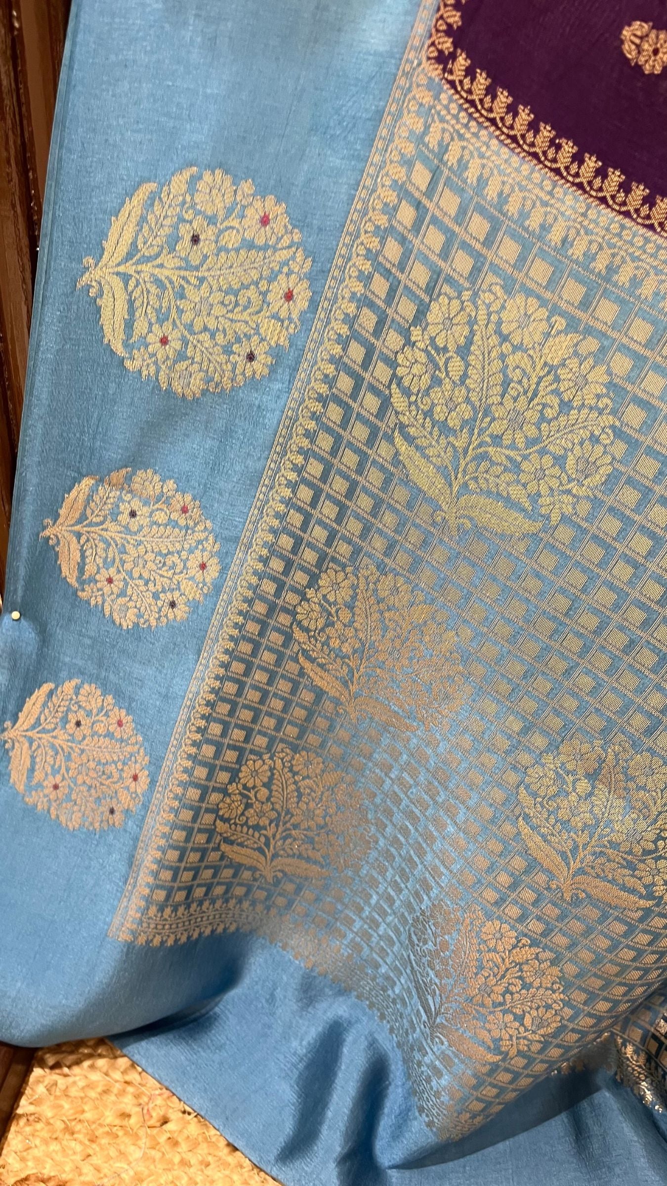 Pure Mango Silk Banarasi Saree