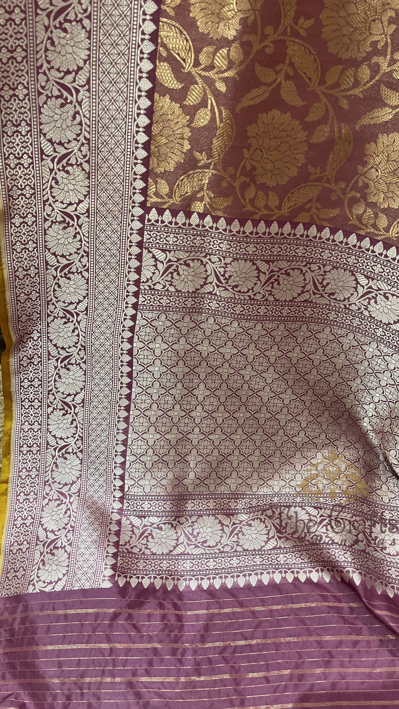 Pure Katan Silk Handloom Banarasi Saree - Kadhua Tanchui Brocade