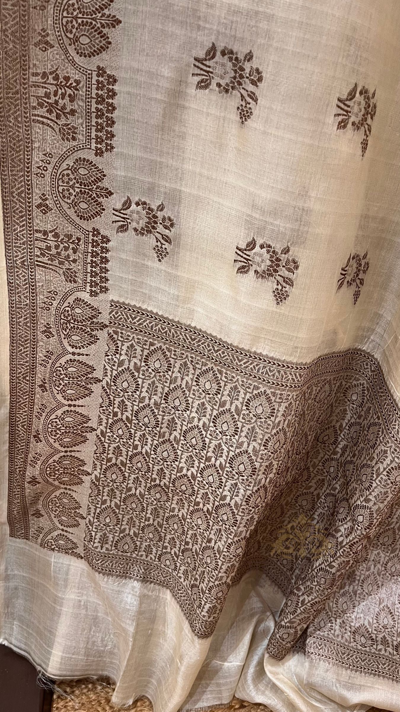 Pure Tussar Silk Banarasi Saree