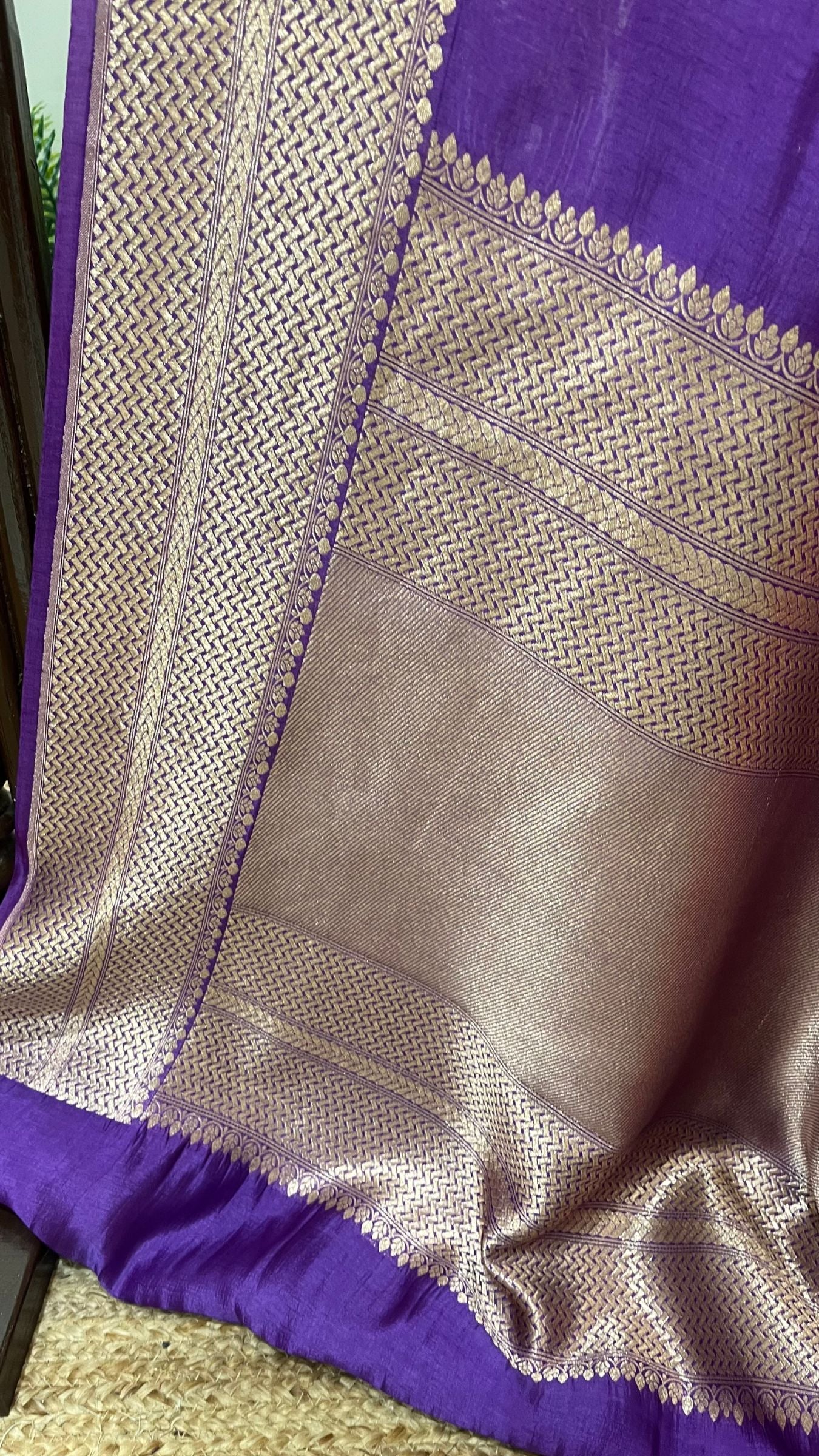 Pure Mango Silk Banarasi Saree