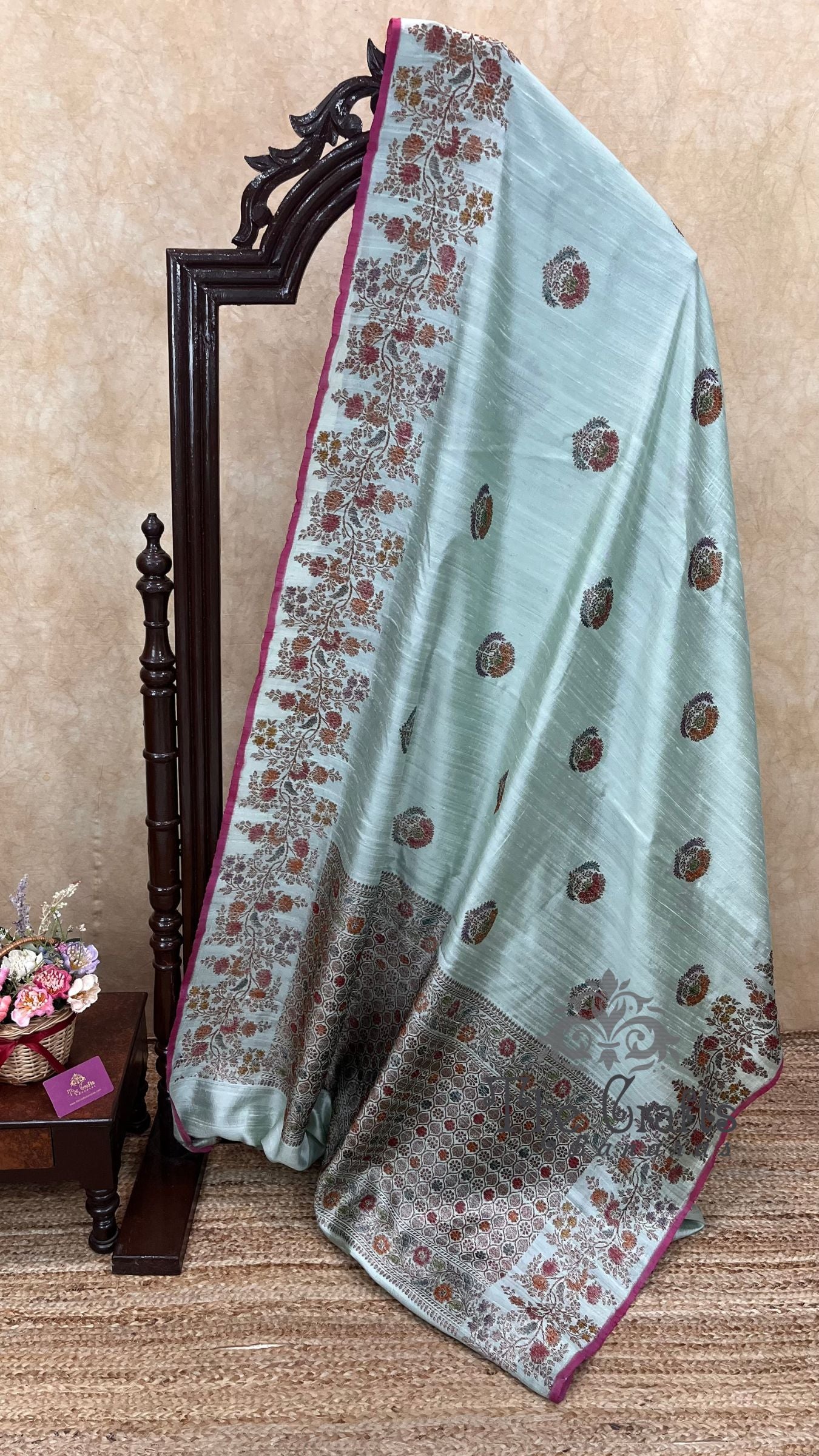 Pure Raw Silk Handloom Banarasi Saree
