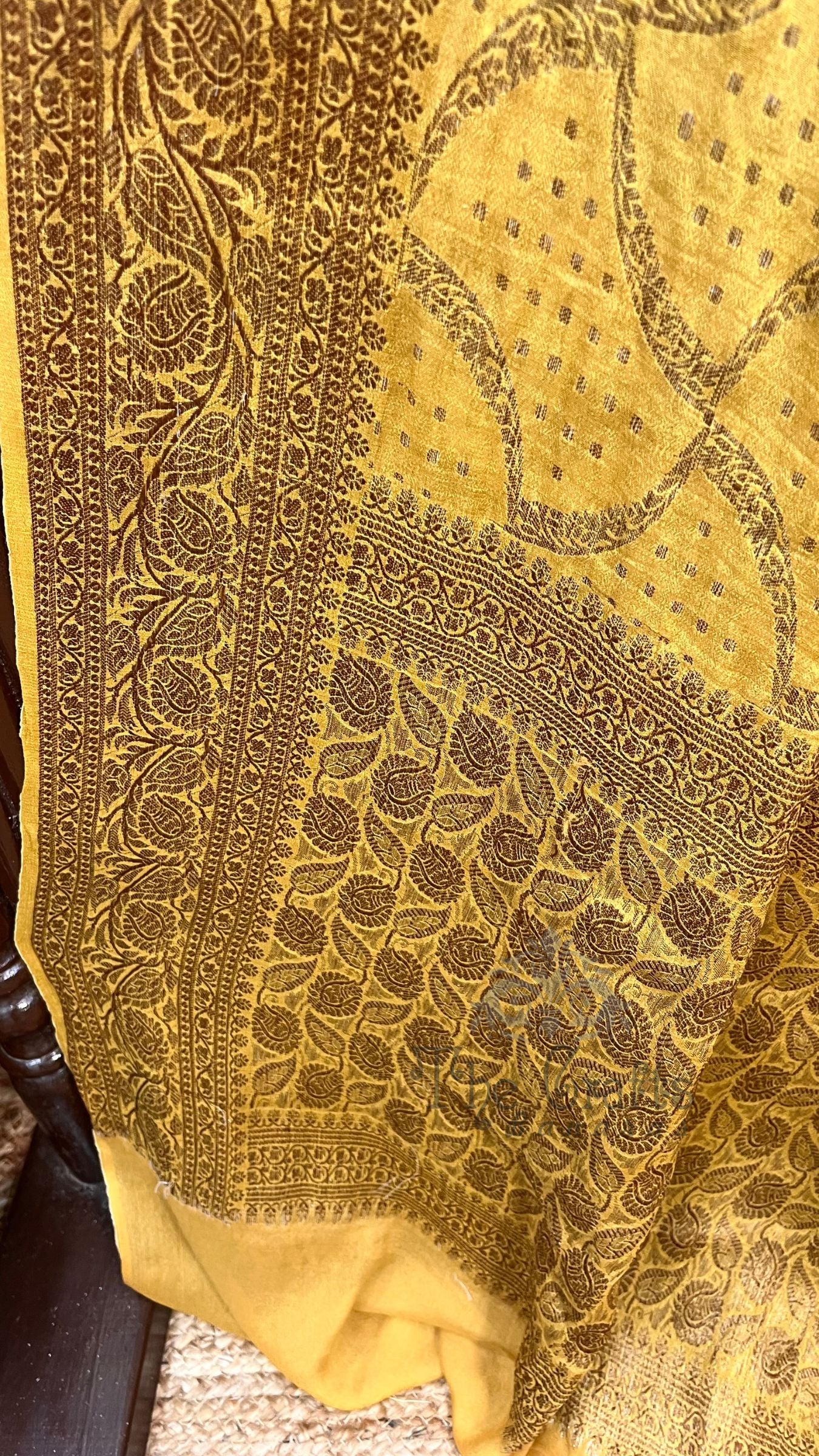 Pure Khaddi Chiffon Banarasi Saree