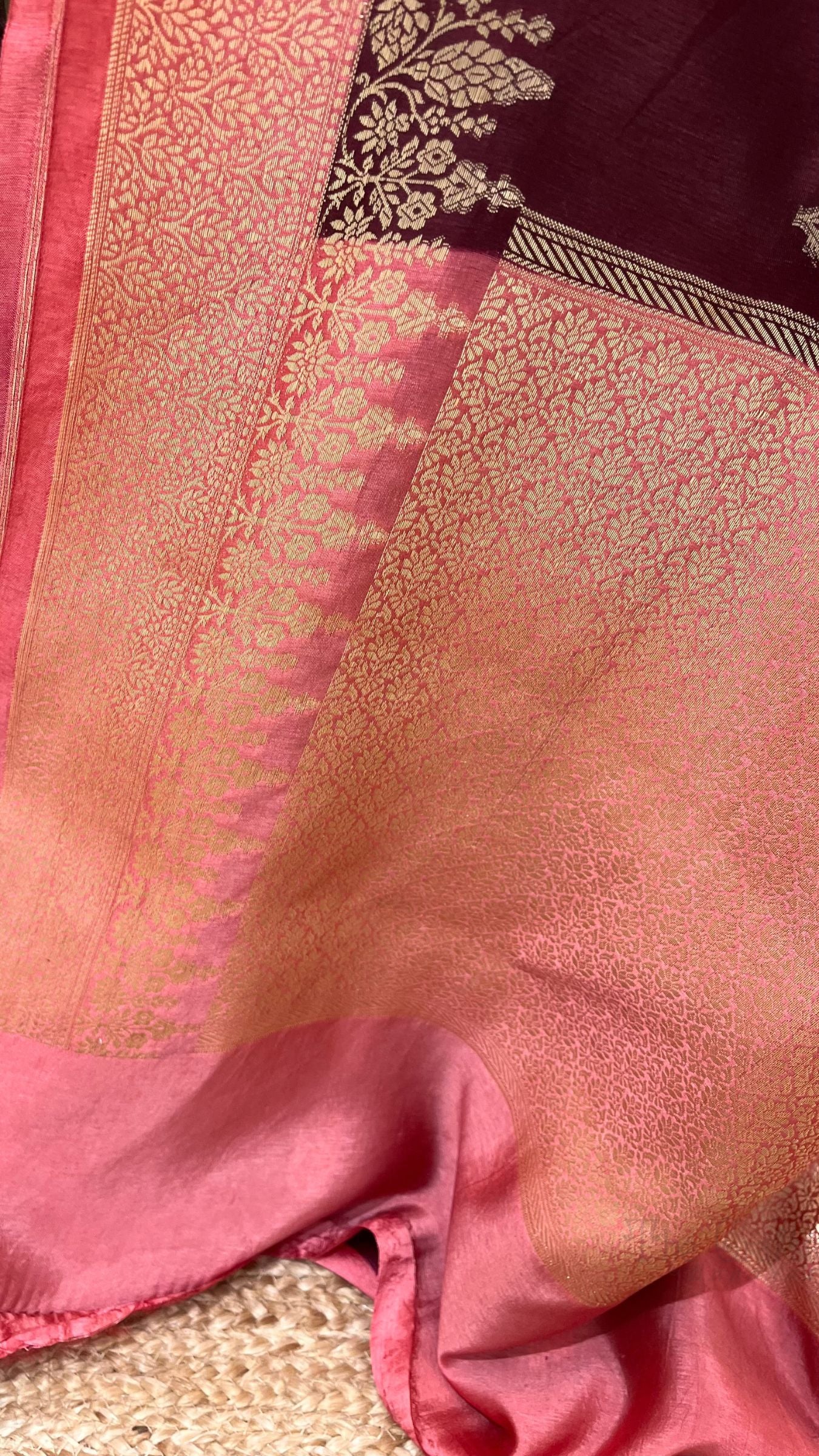 Pure Mango Silk Banarasi Saree