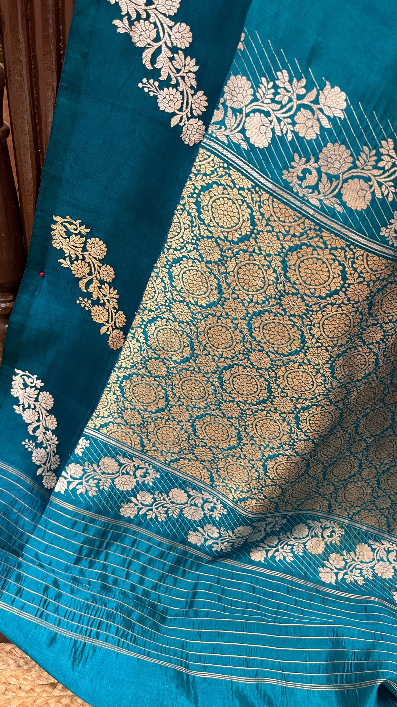 Pure Mango Silk Handloom Banarasi Saree