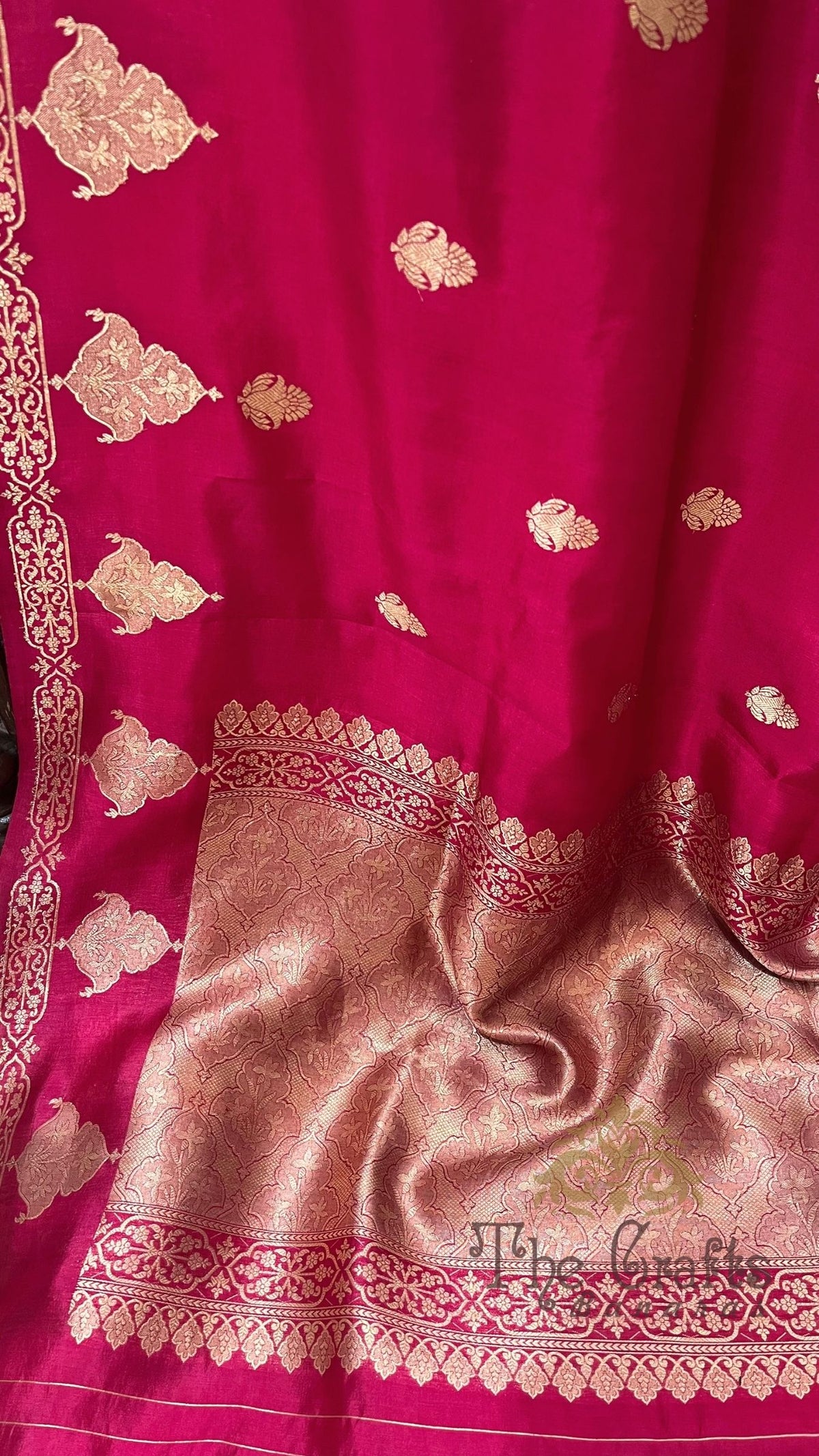 Pure Mango Silk Handloom Banarasi Saree