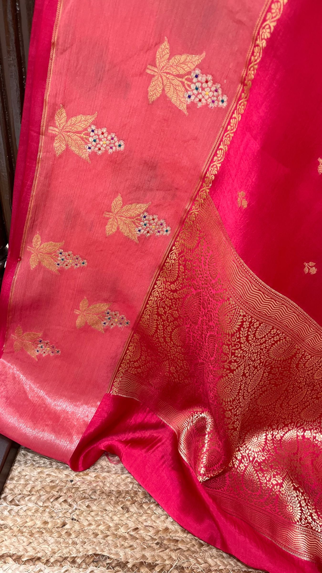 Pure Mango Silk Banarasi Saree