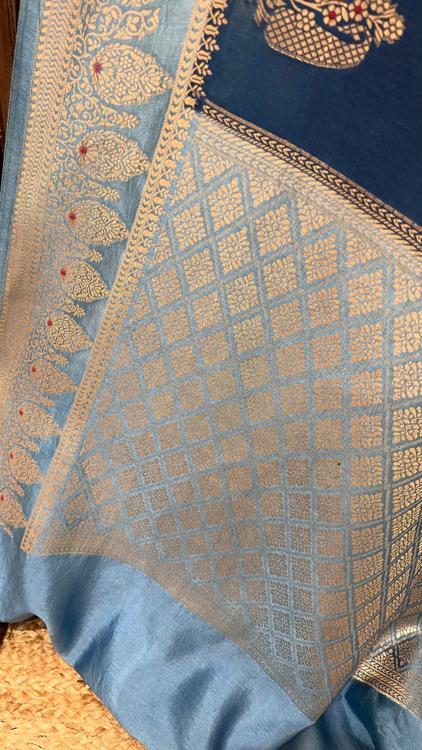 Pure Mango Silk Banarasi Saree