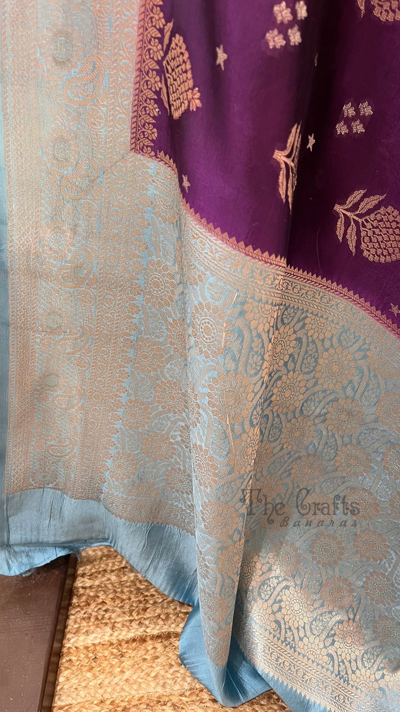 Pure Mango Silk Banarasi Saree