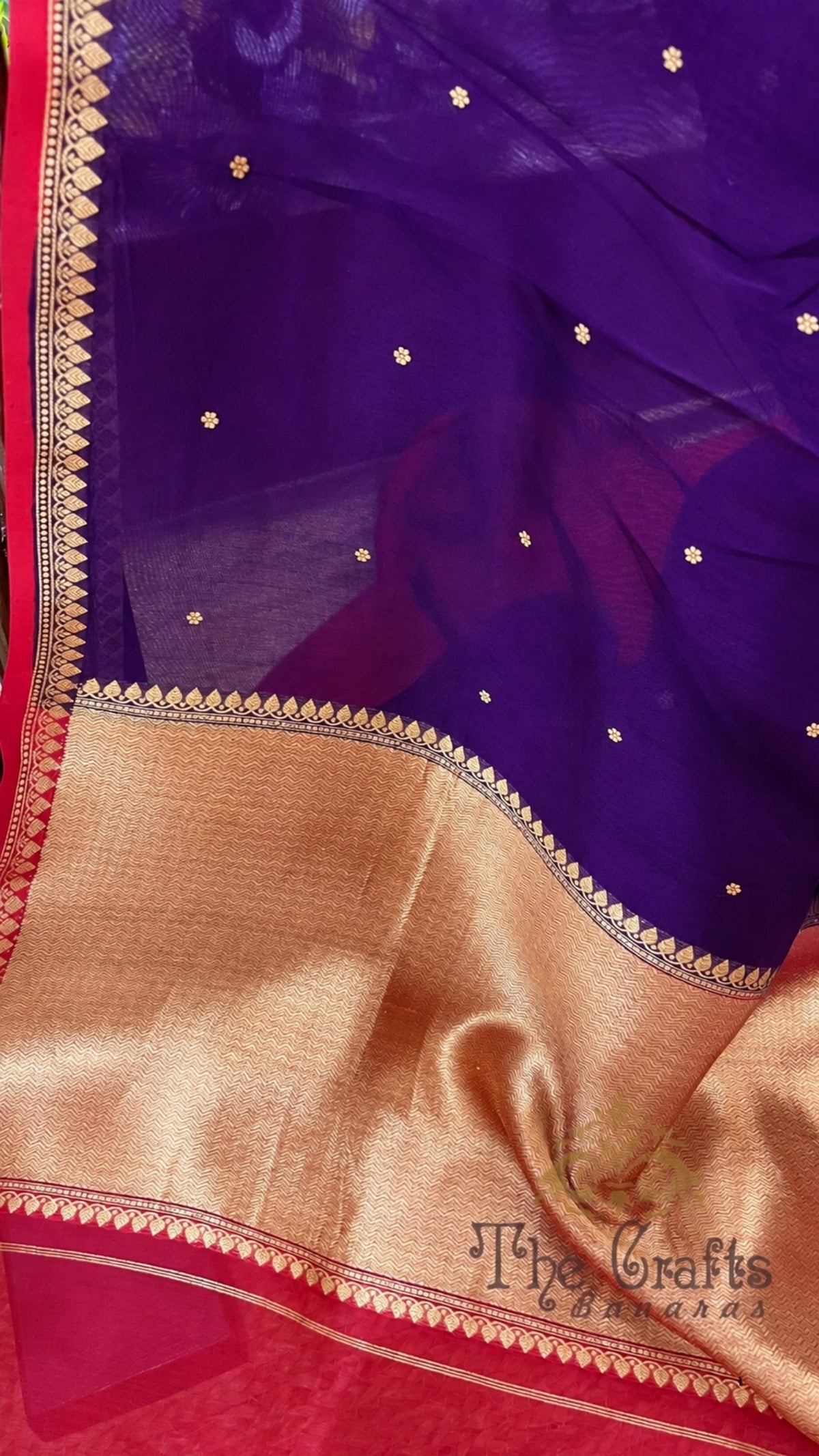 Pure Kora Silk Handloom Banarasi Saree