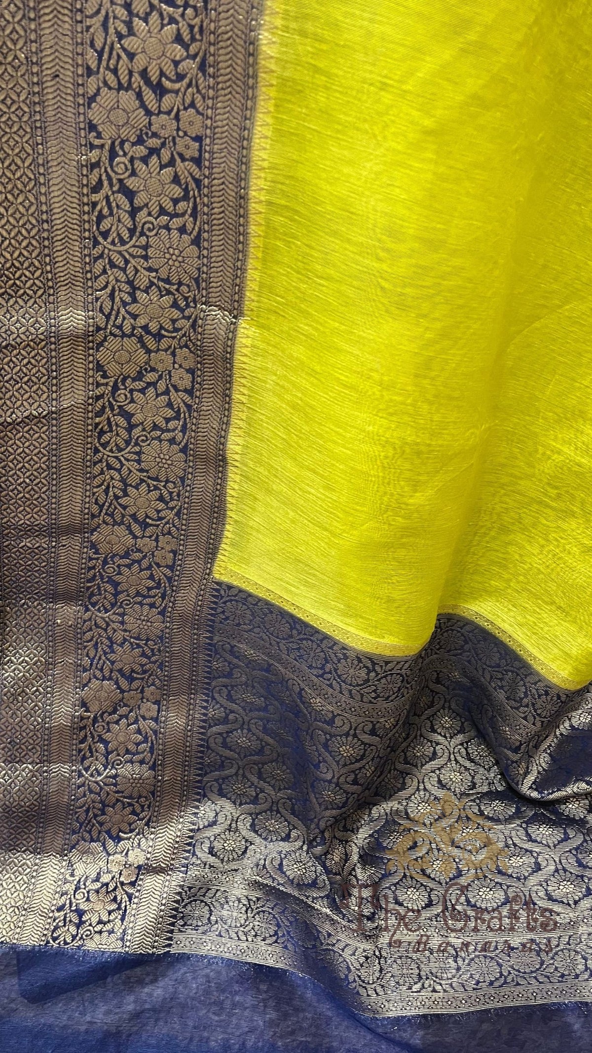 Pure Linen Banarasi Saree