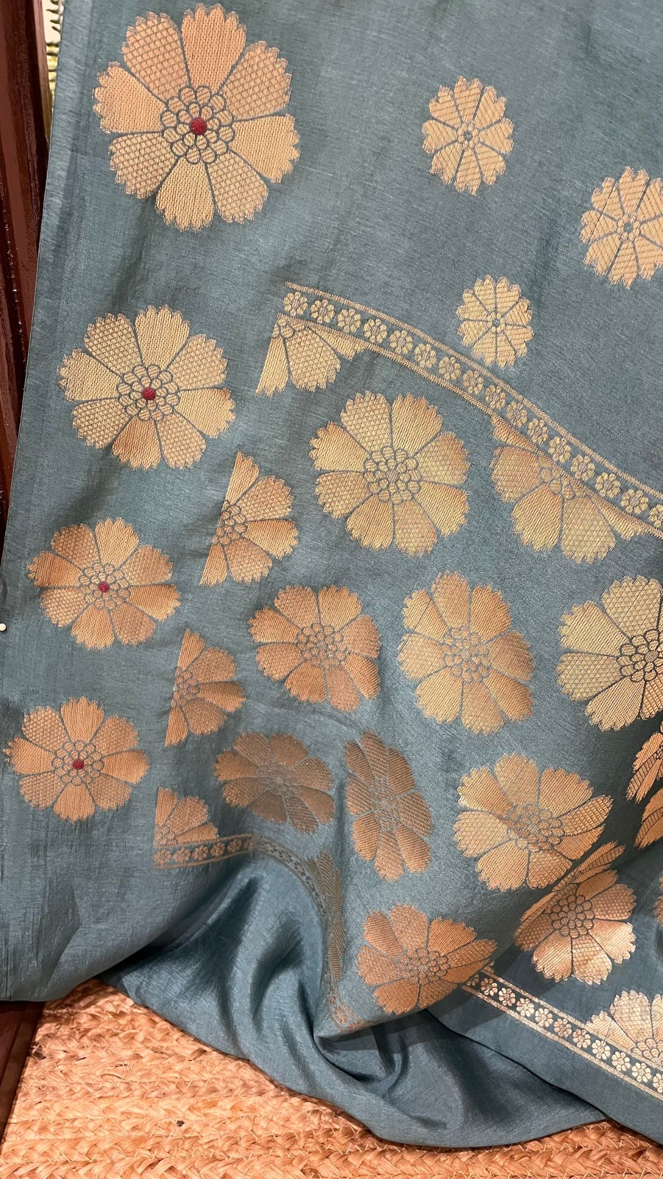 Pure Mango Silk Banarasi Saree
