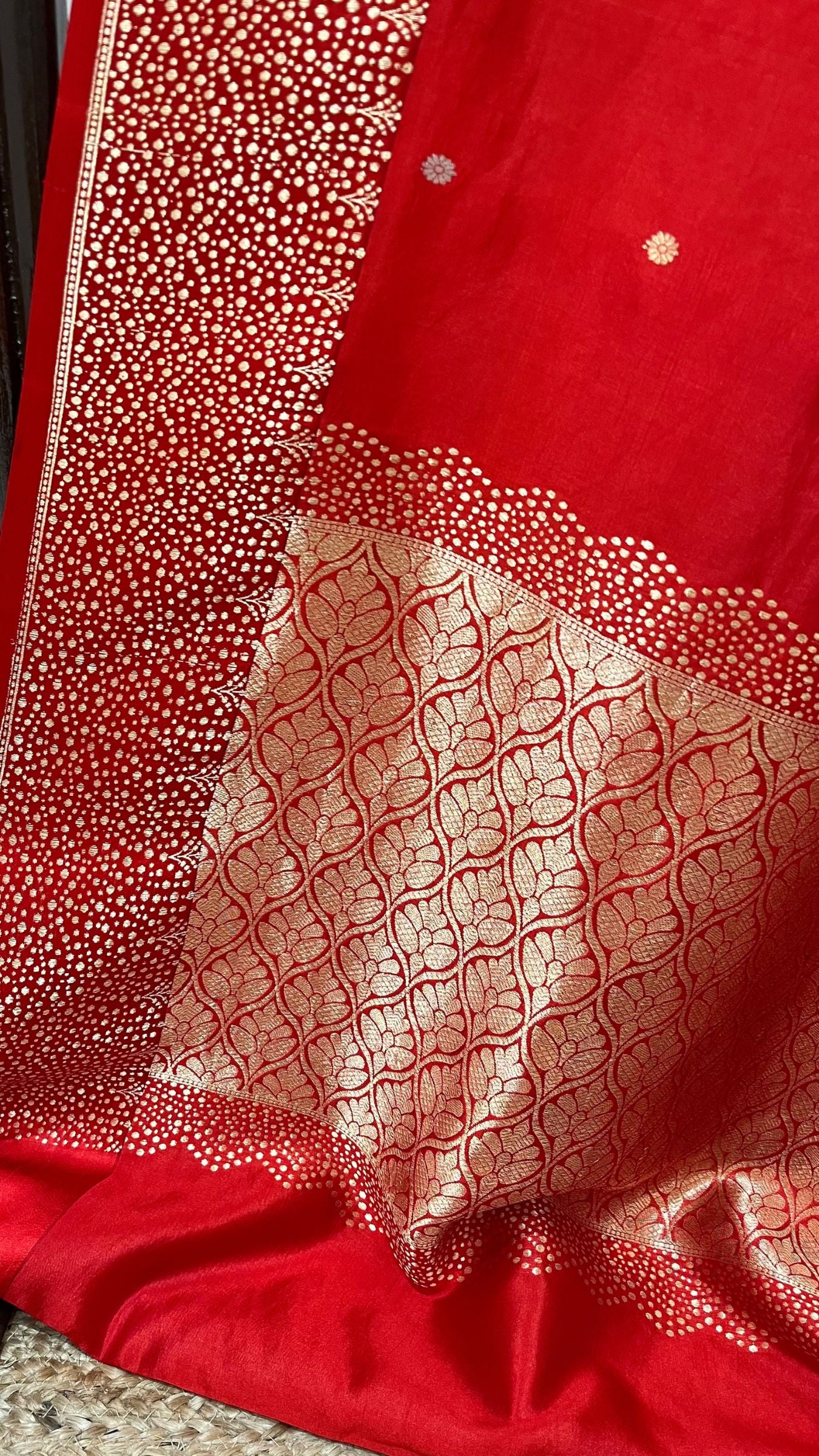 Pure Mango Silk Handloom Banarasi Saree