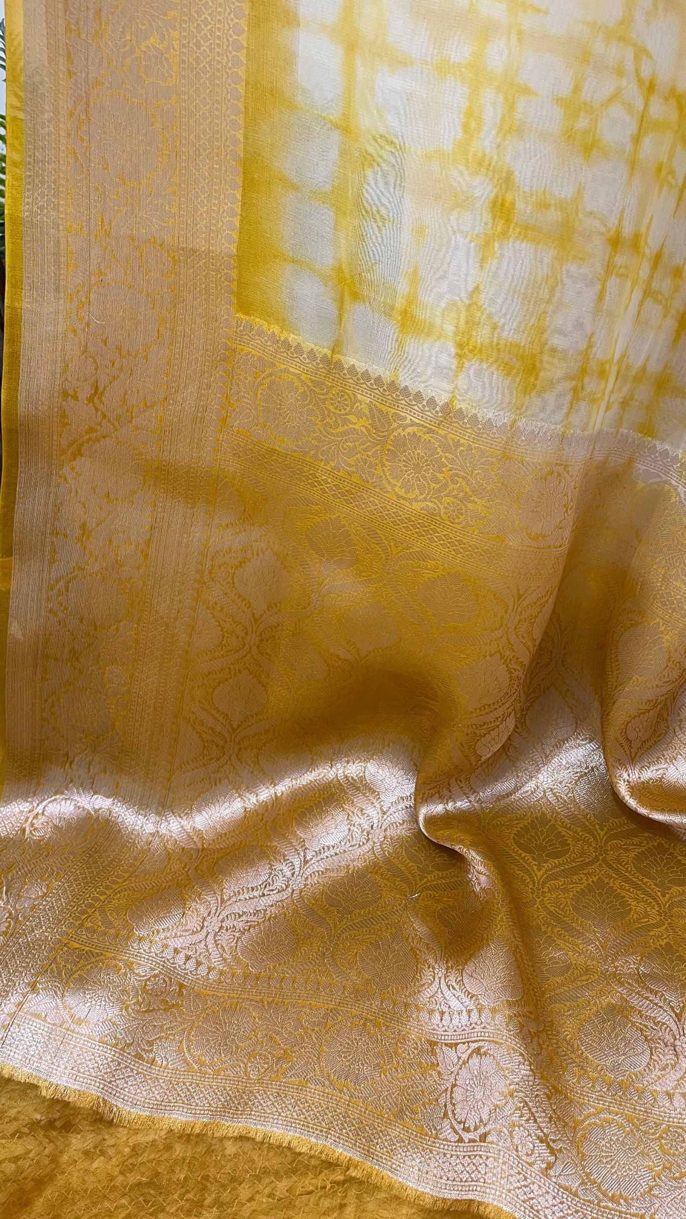 Pure Kora Silk Banarasi Saree