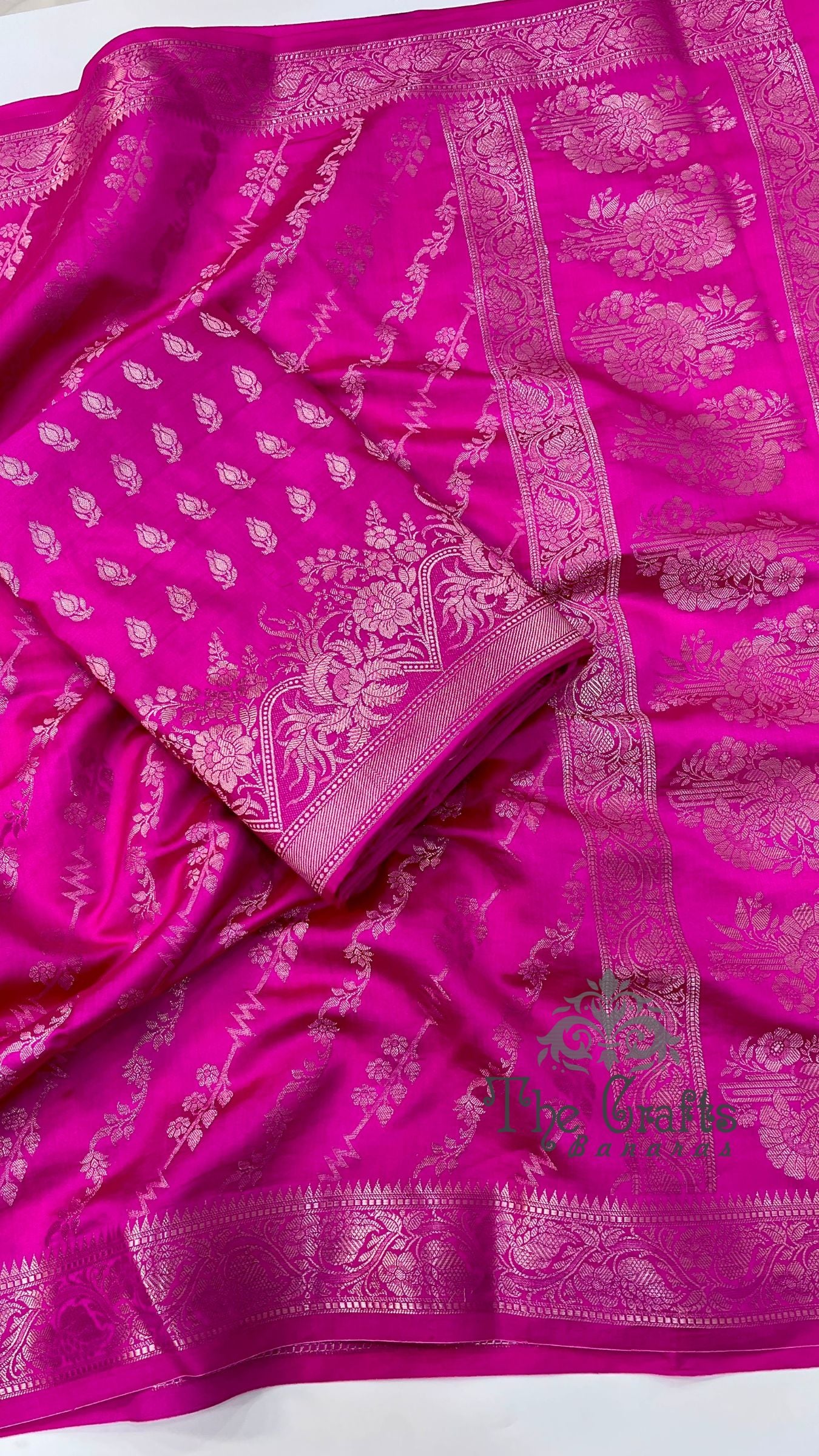 Pure Chiniya Silk Banarasi Dress Material