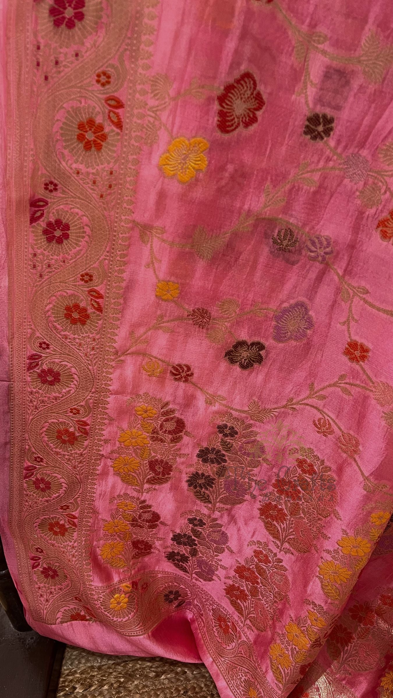 Pure Mango Silk Banarasi Saree