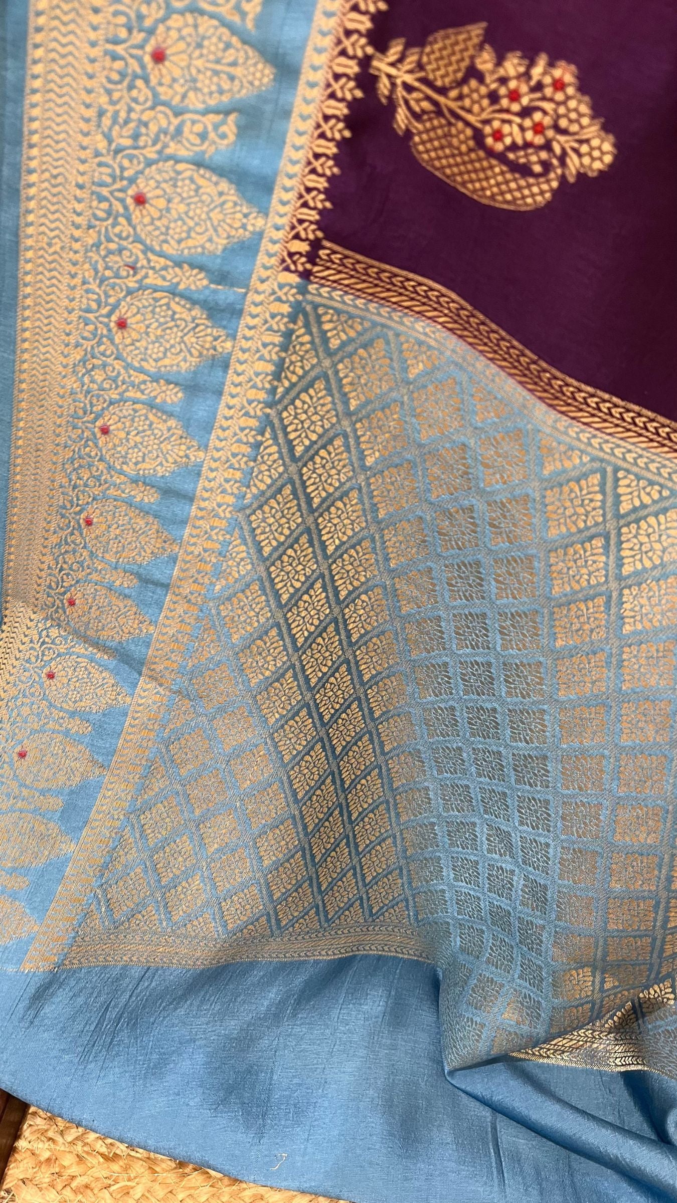 Pure Mango Silk Banarasi Saree