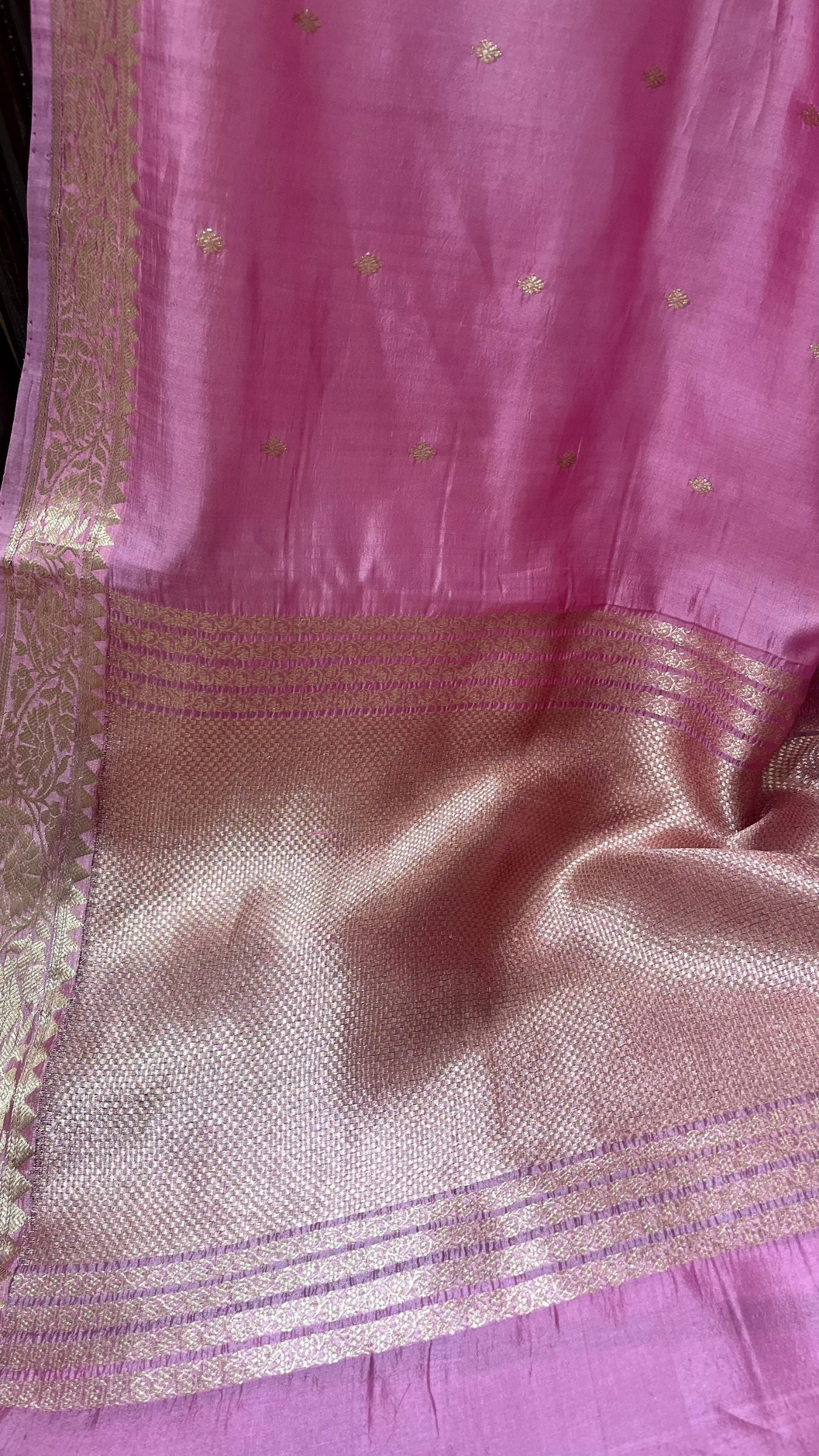 Pure Mango Silk Handloom Banarasi Saree