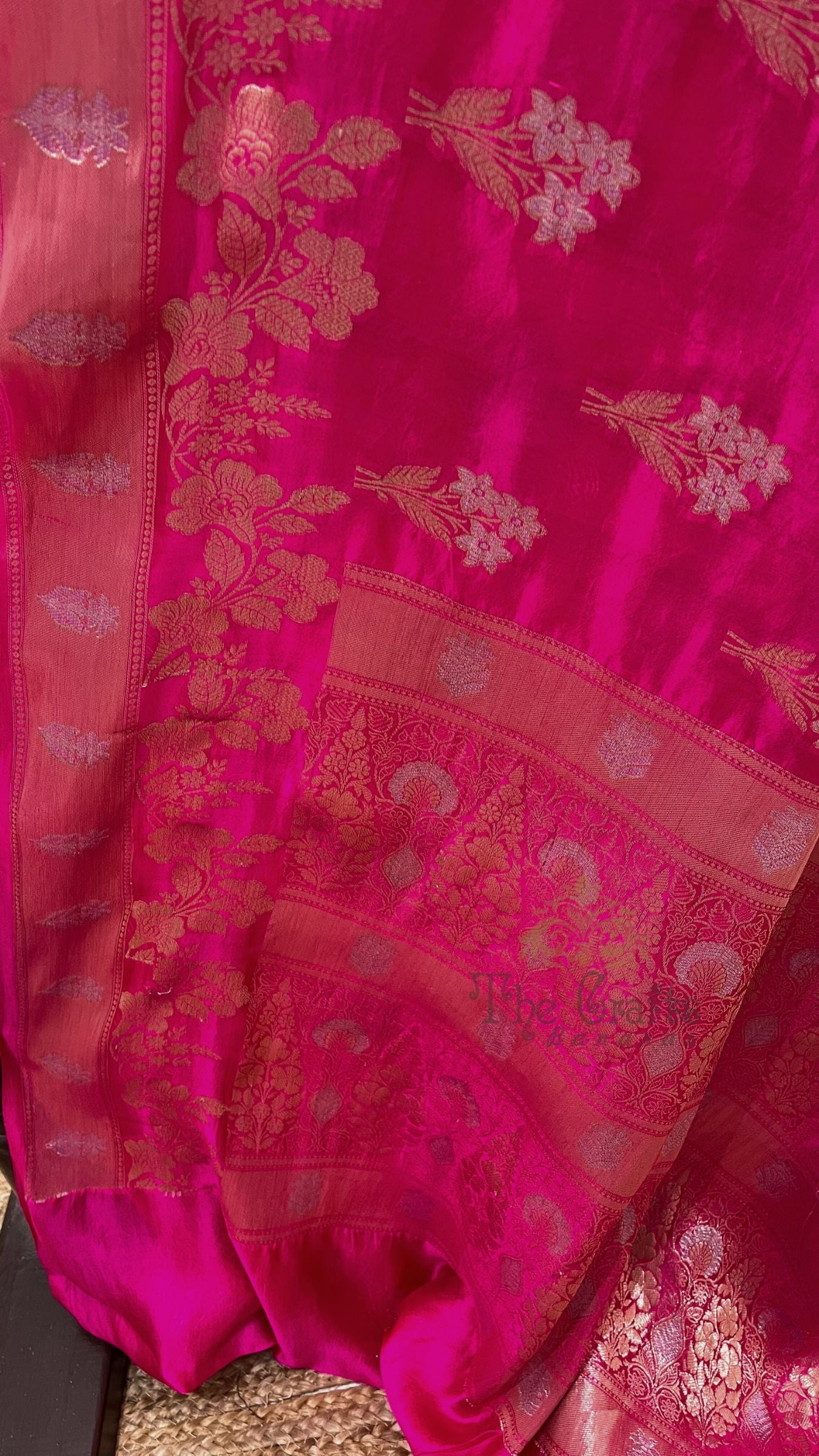Pure Mango Silk Banarasi Saree