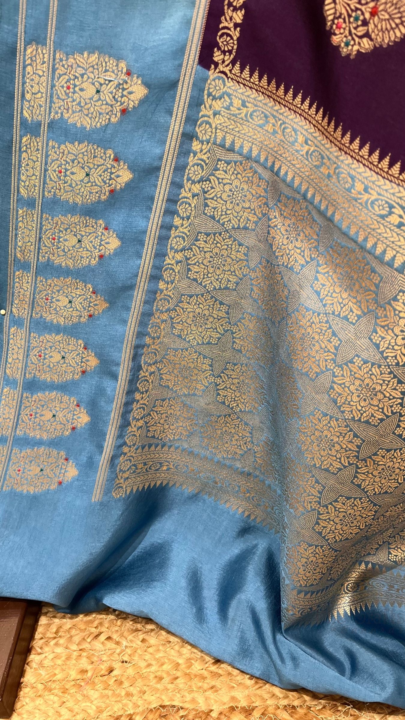 Pure Mango Silk Banarasi Saree