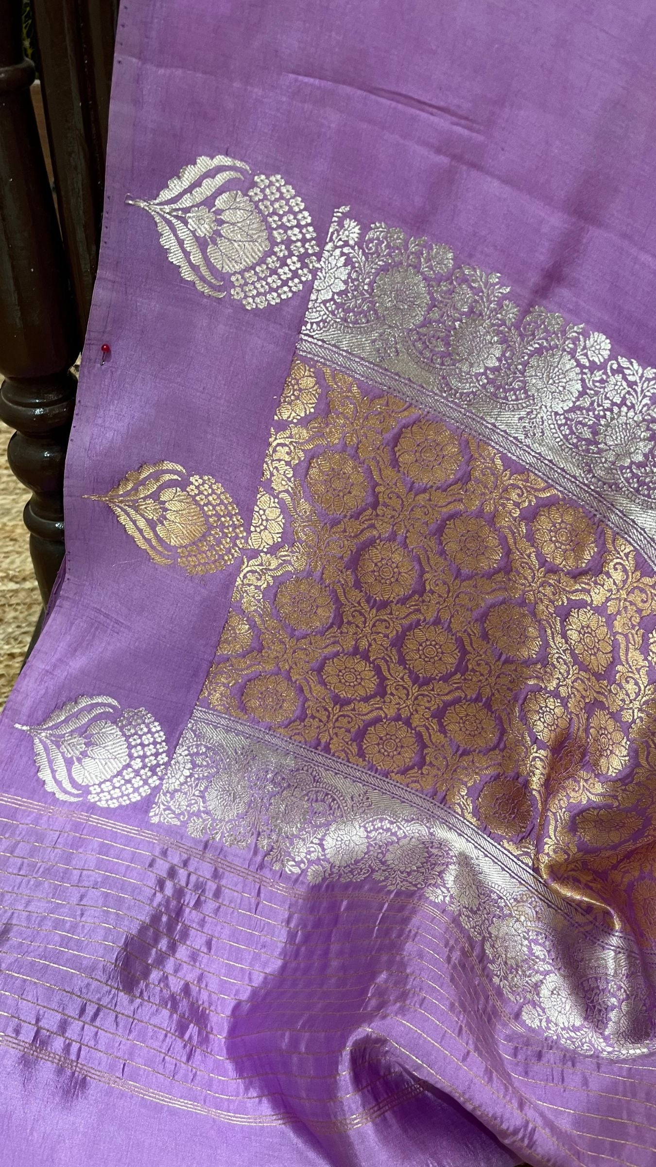 Pure Mango Silk Handloom Banarasi Saree