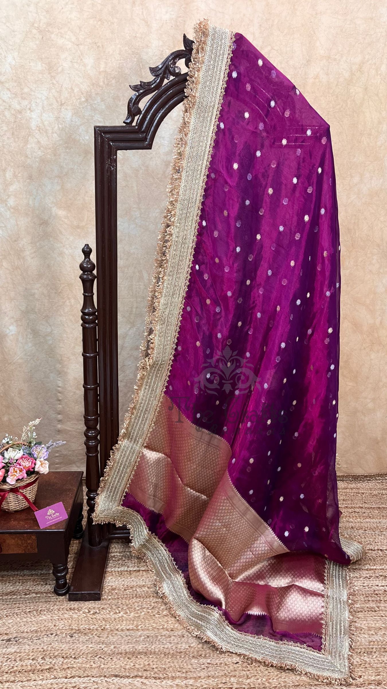 Pure Kora Tissue Silk Banarasi Saree