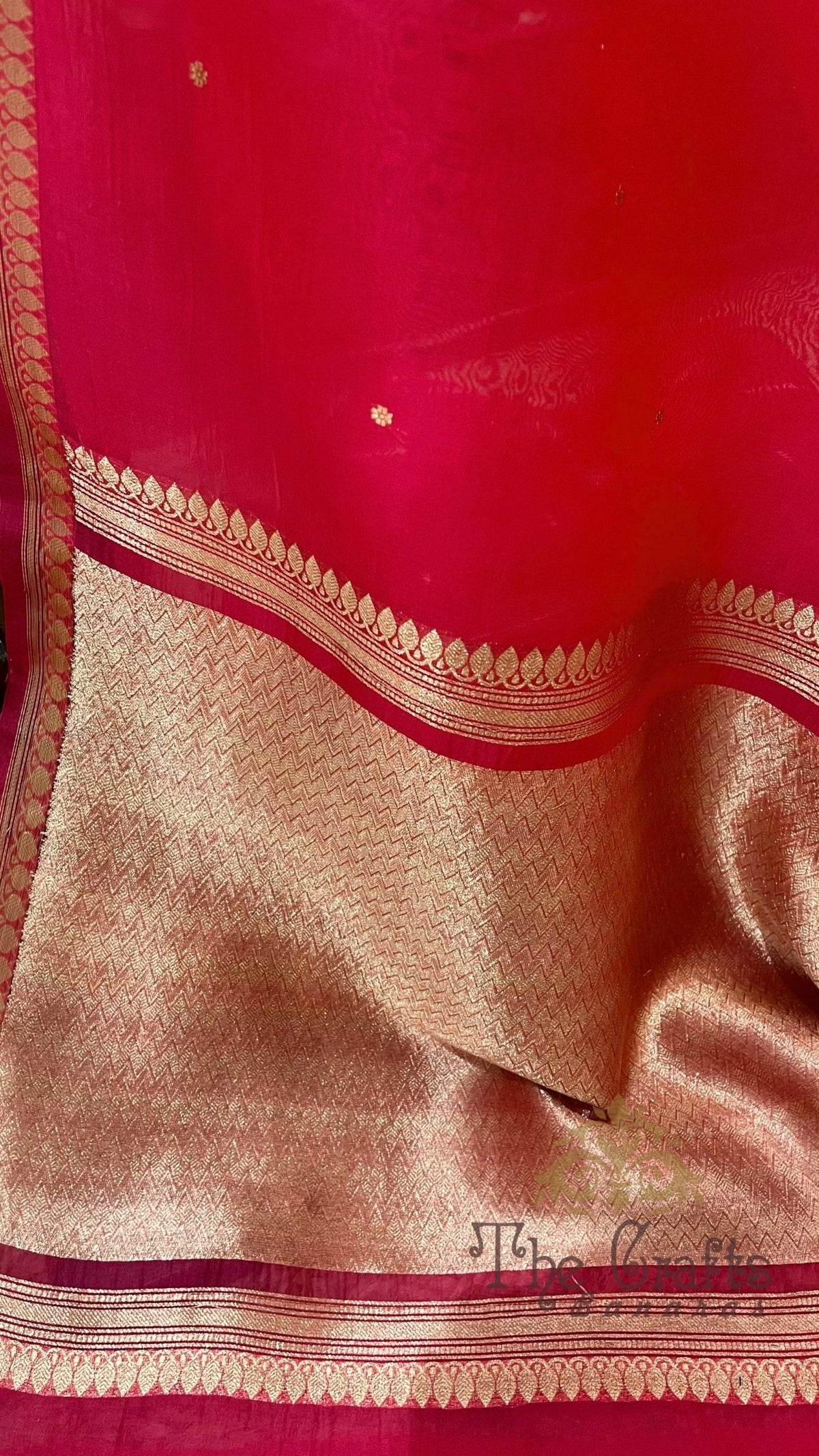 Pure Kora Silk Handloom Banarasi Saree