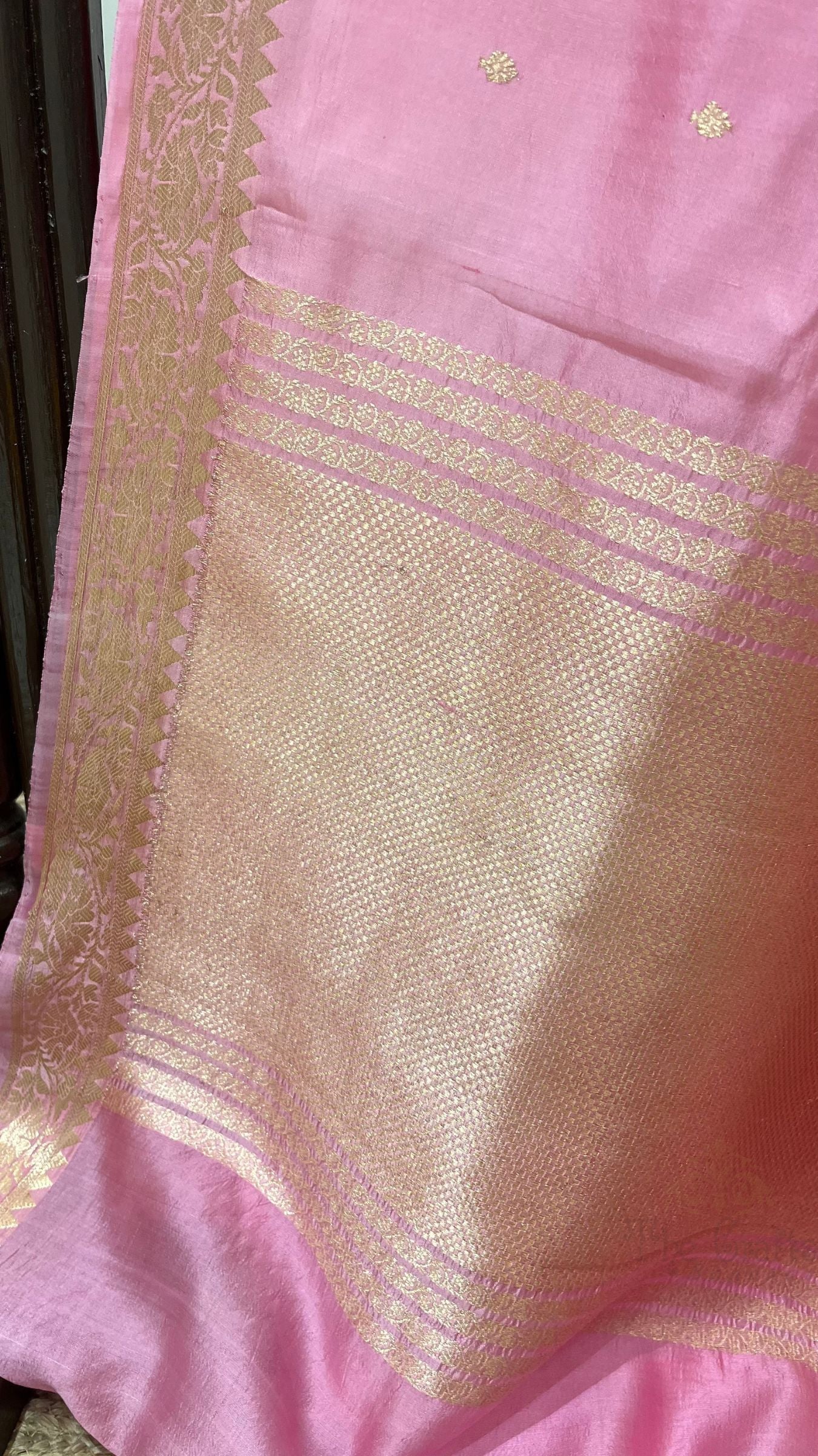 Pure Mango Silk Handloom Banarasi Saree