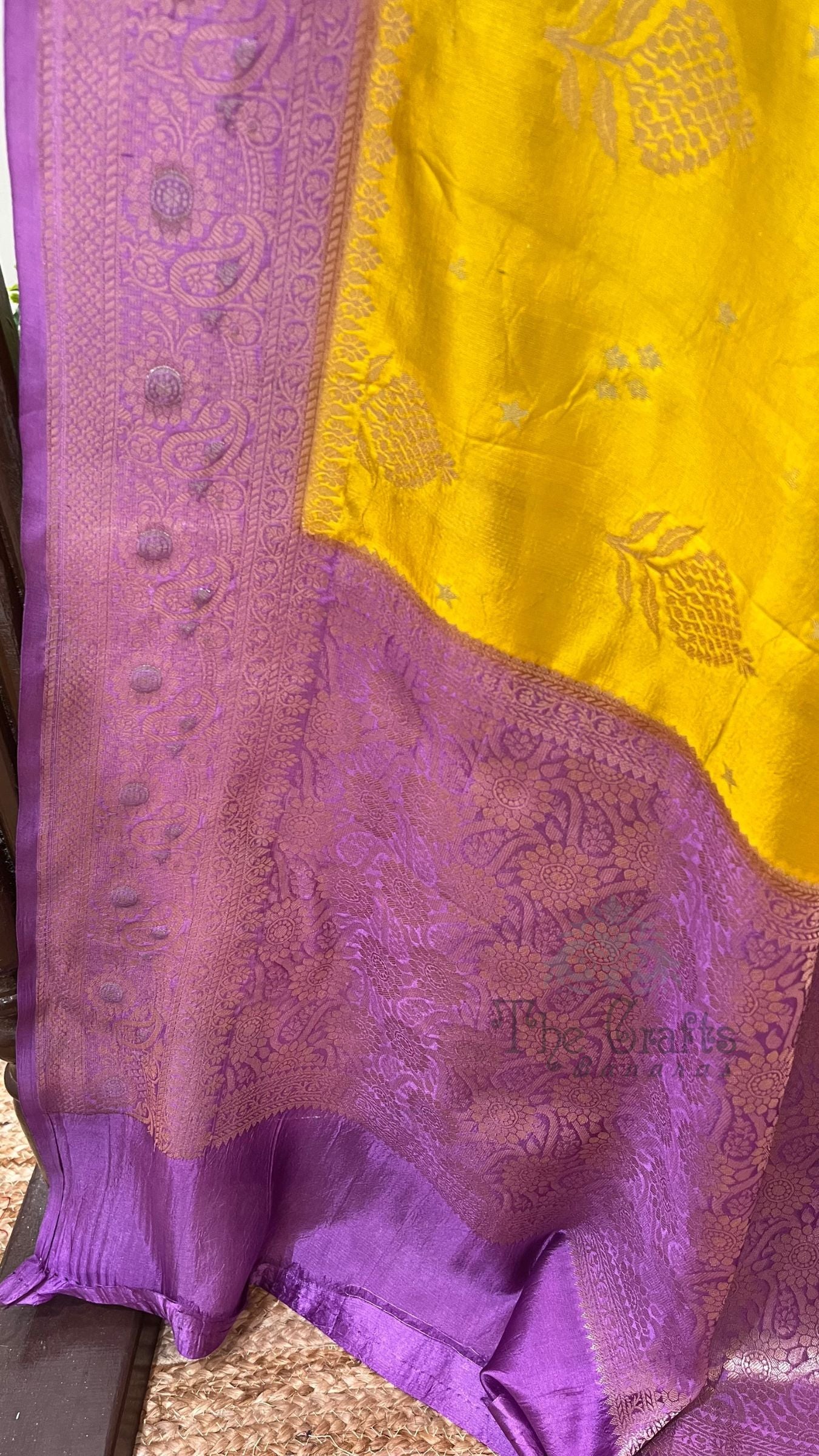 Pure Mango Silk Banarasi Saree
