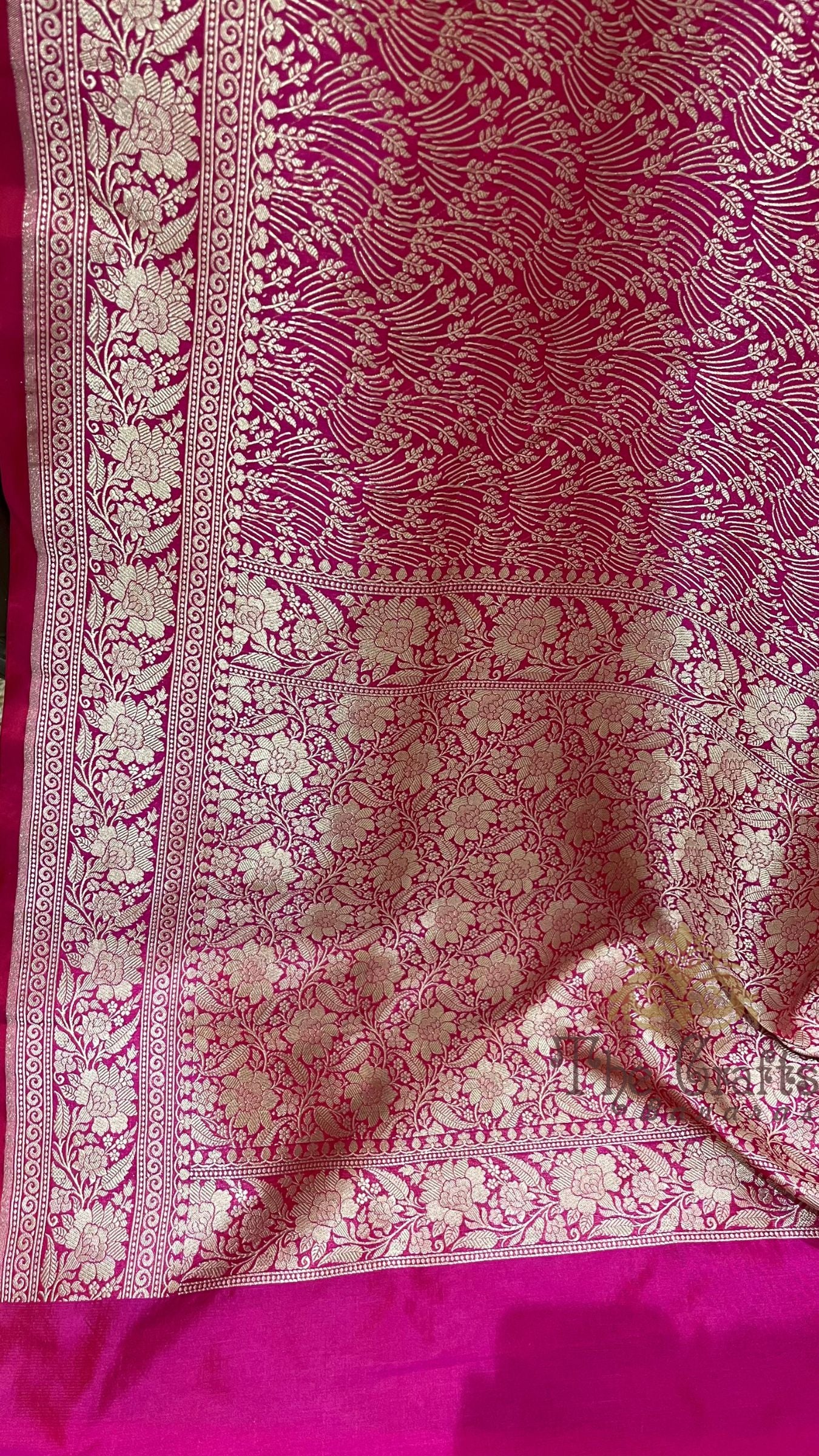 Pure Katan Silk Handloom Banarasi Saree - Tanchui Brocade