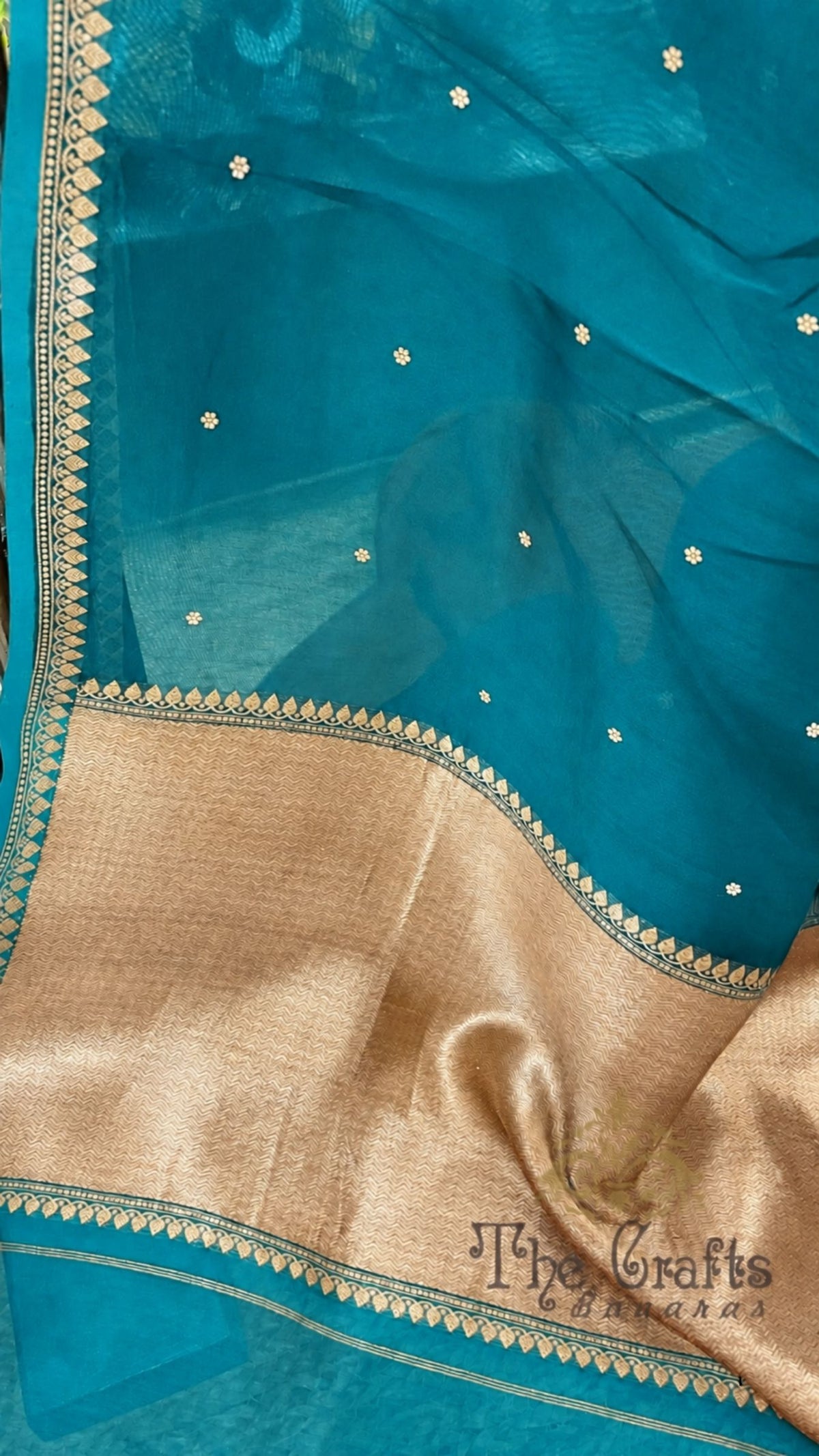 Pure Kora Silk Handloom Banarasi Saree