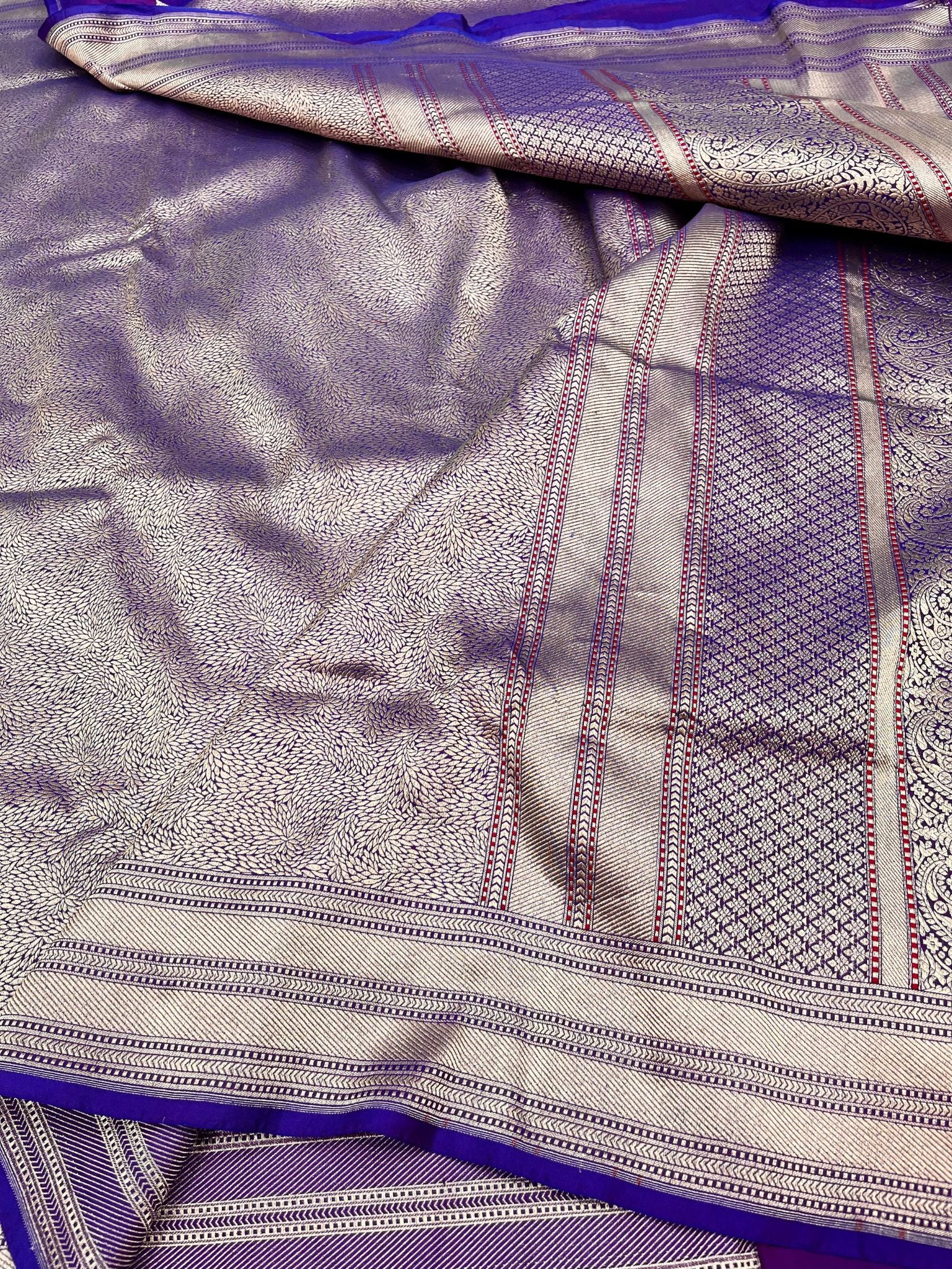 Pure Katan Silk Handloom Banarasi Saree - Tanchui Brocade