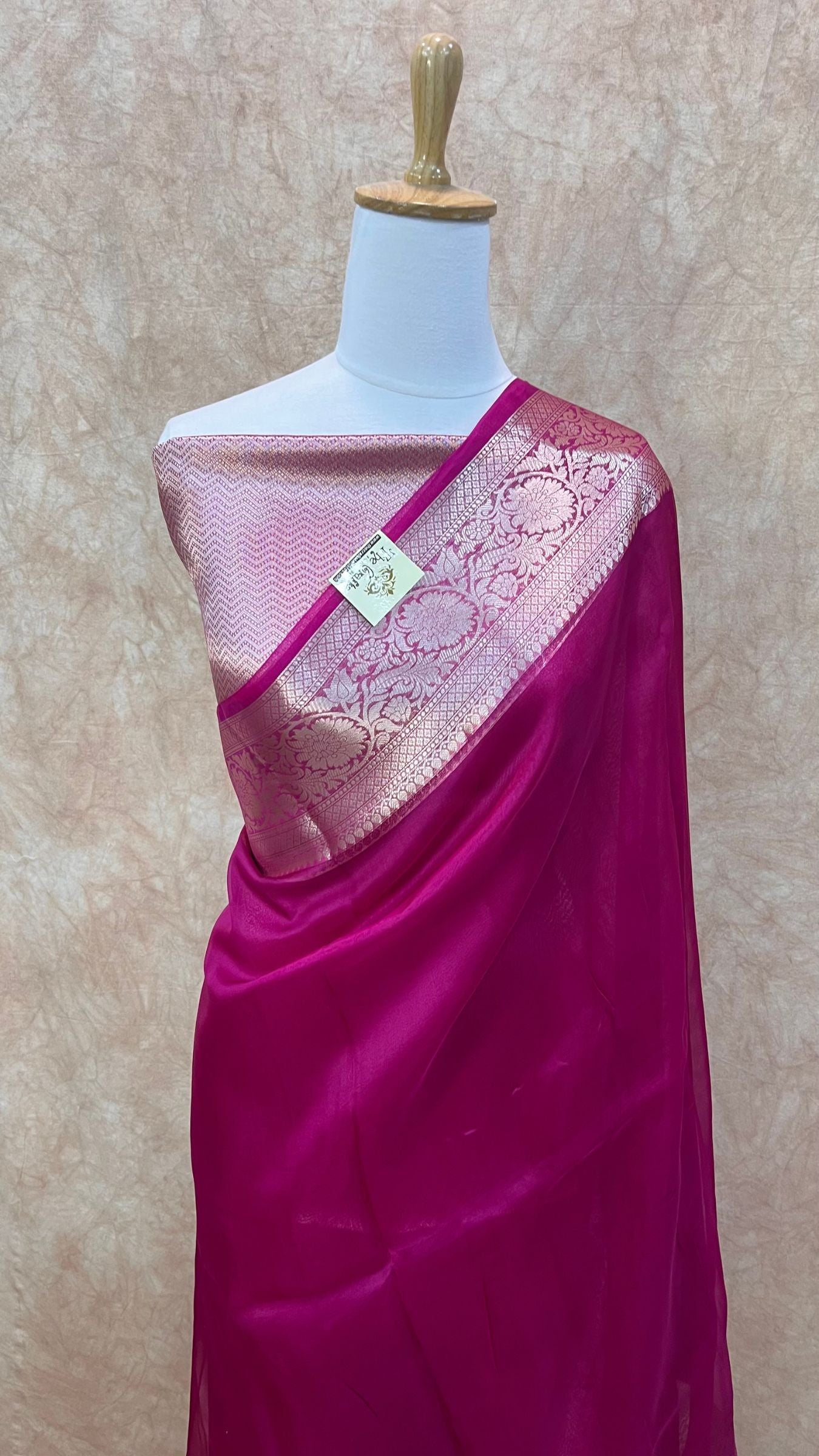 Pure Kora Silk Banarasi Saree