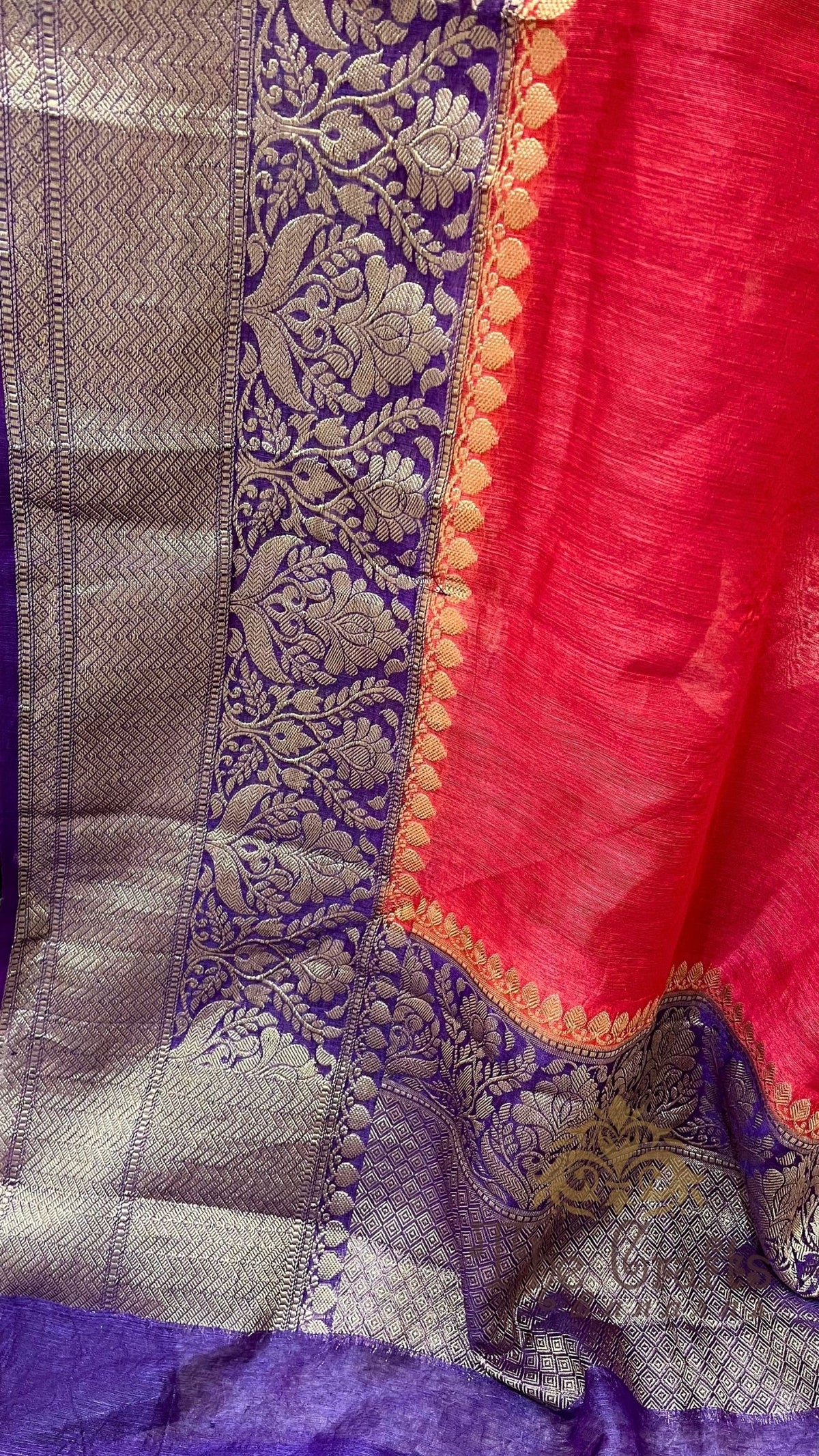Pure Linen Banarasi Saree