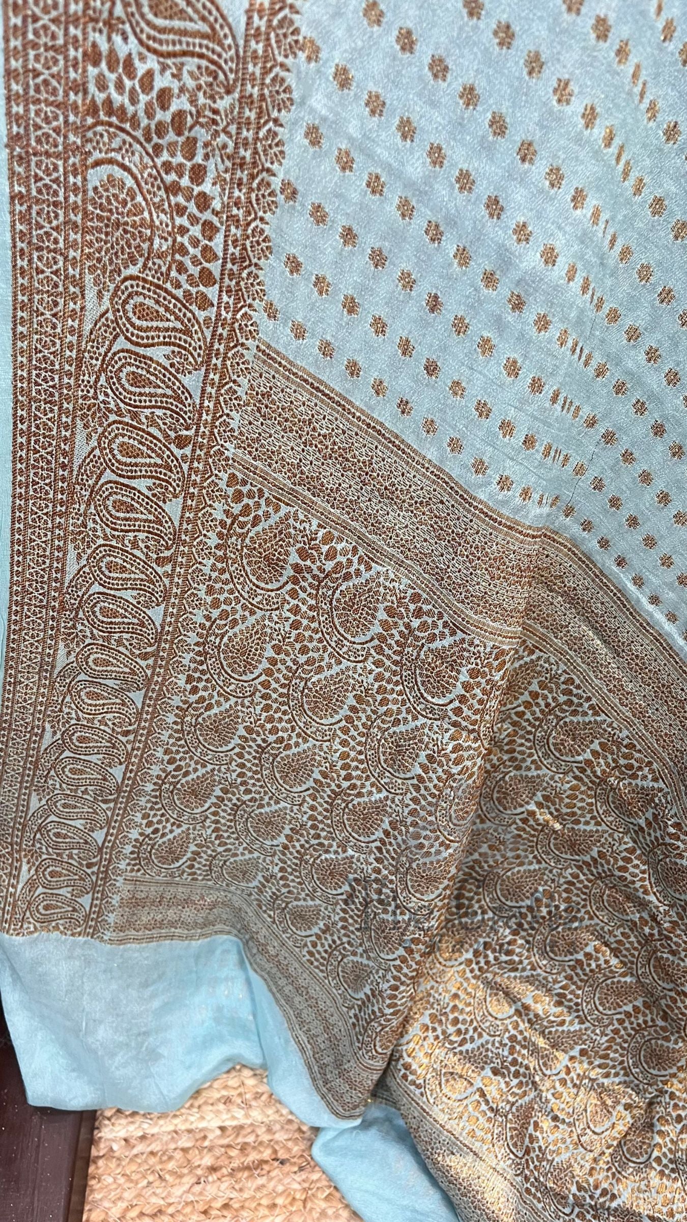 Pure Khaddi Chiffon Banarasi Saree