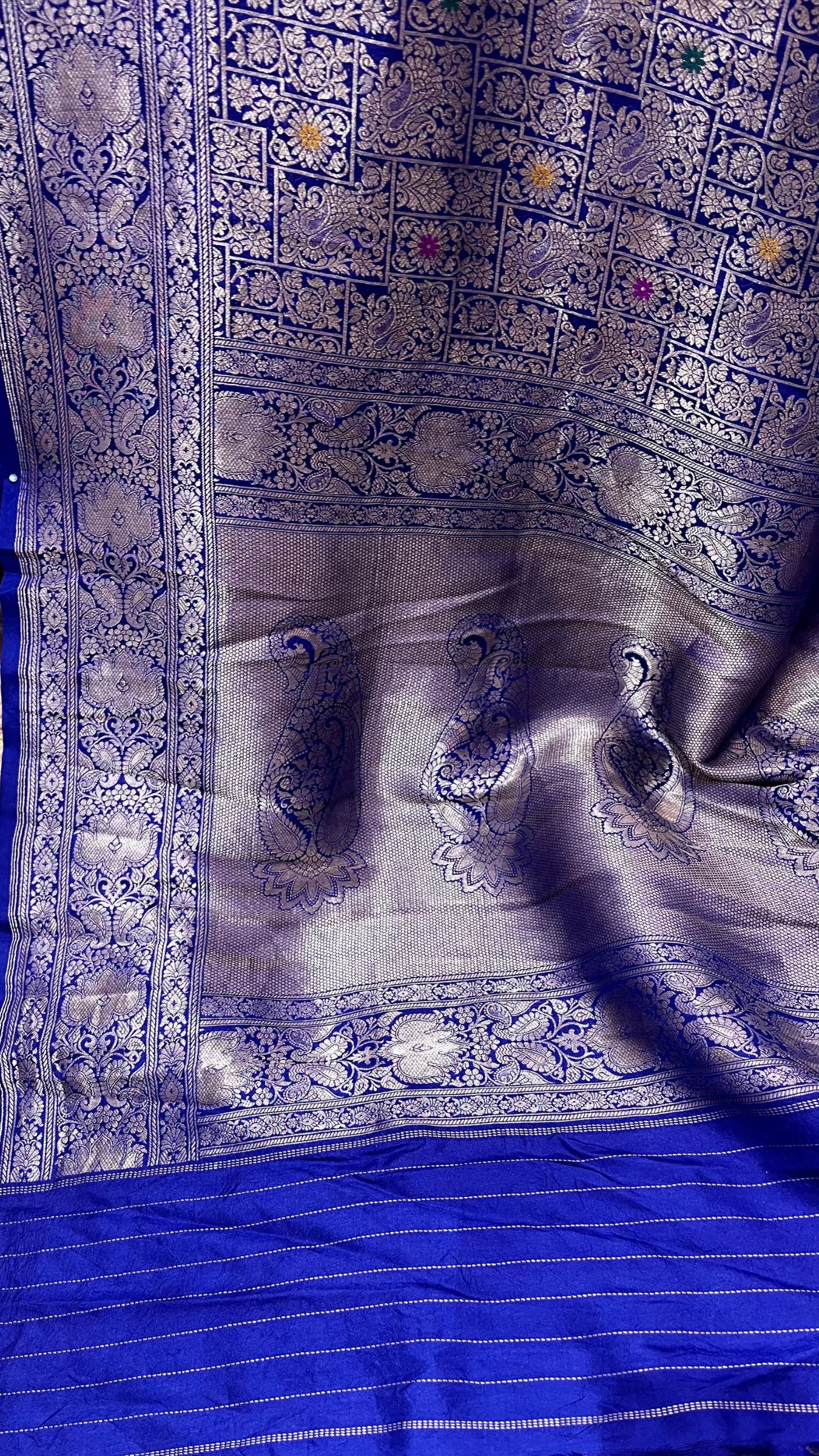 Pure Katan Silk Handloom Banarasi Saree - Tanchui Brocade Meena
