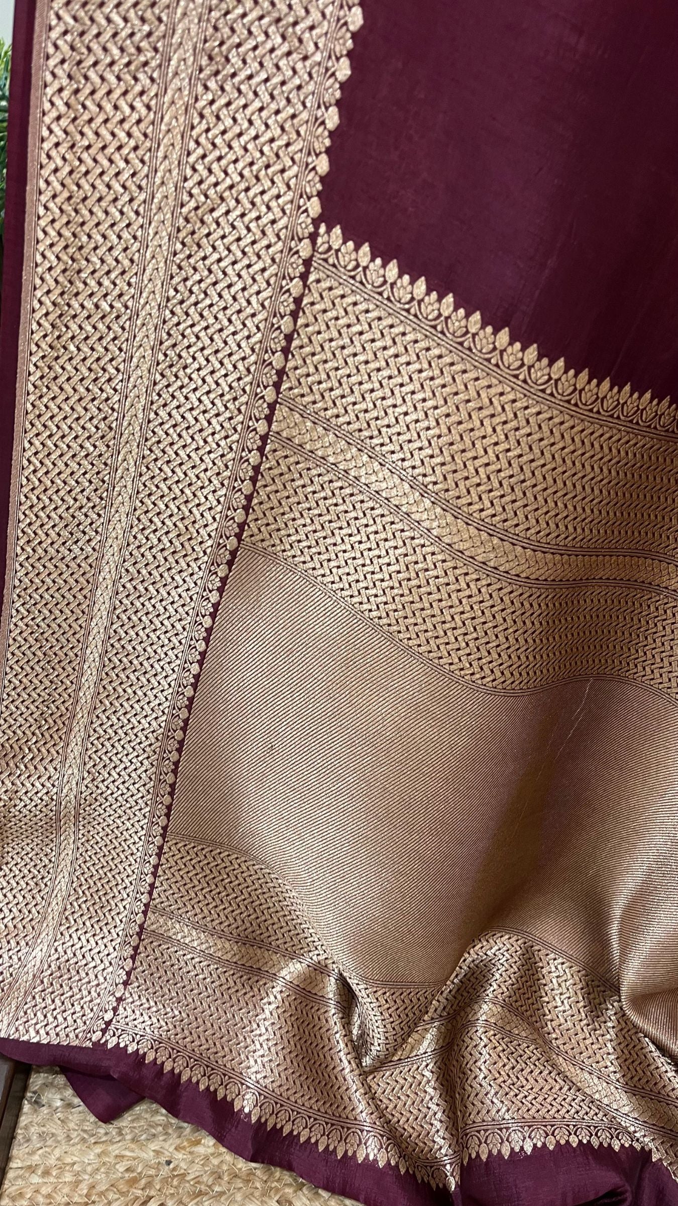 Pure Mango Silk Banarasi Saree